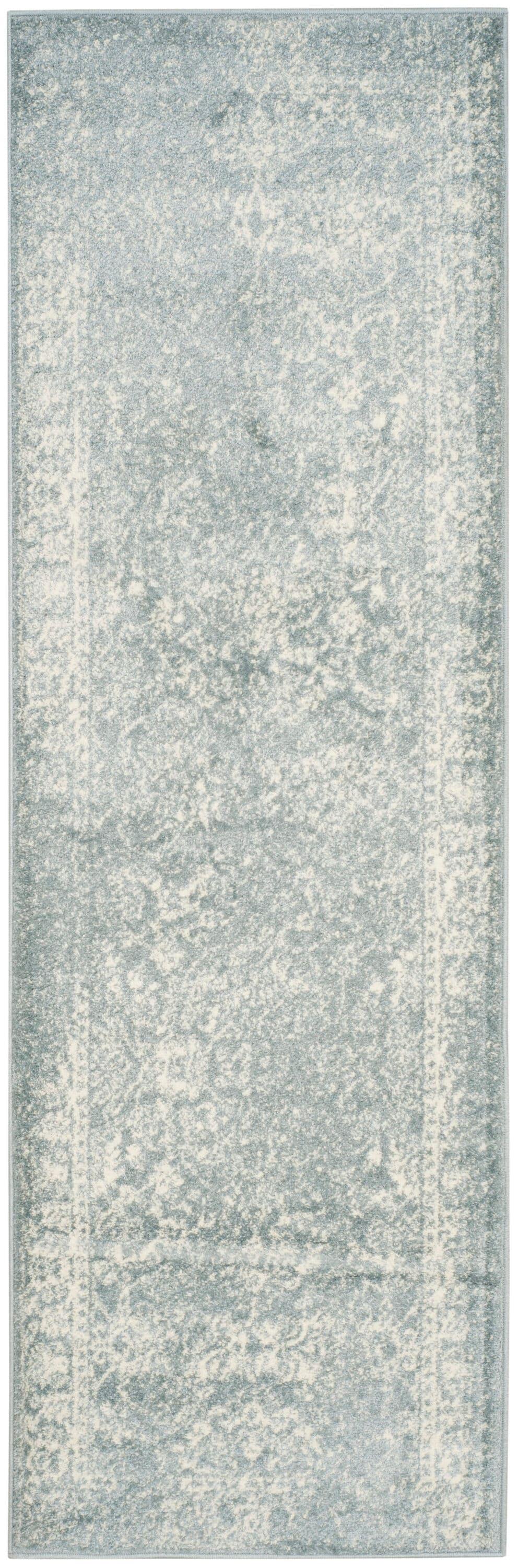Adirondack ADR109 Machine Made Indoor Runner - Slate/Ivory - 2'-1"x6' - Safavieh