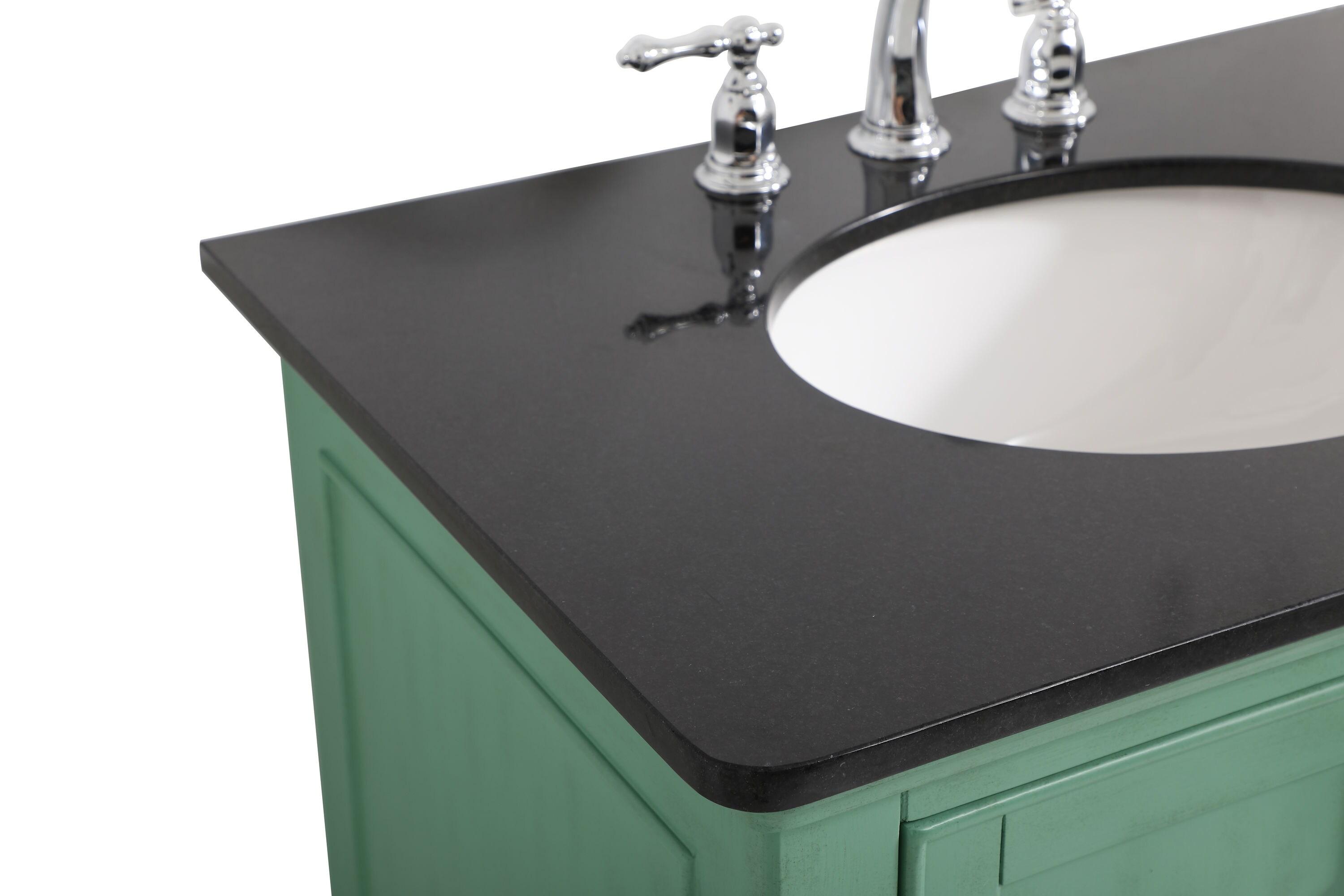 Elegant Kitchen and Bath 30 Inch Single Bathroom Vanity In Vintage Mint