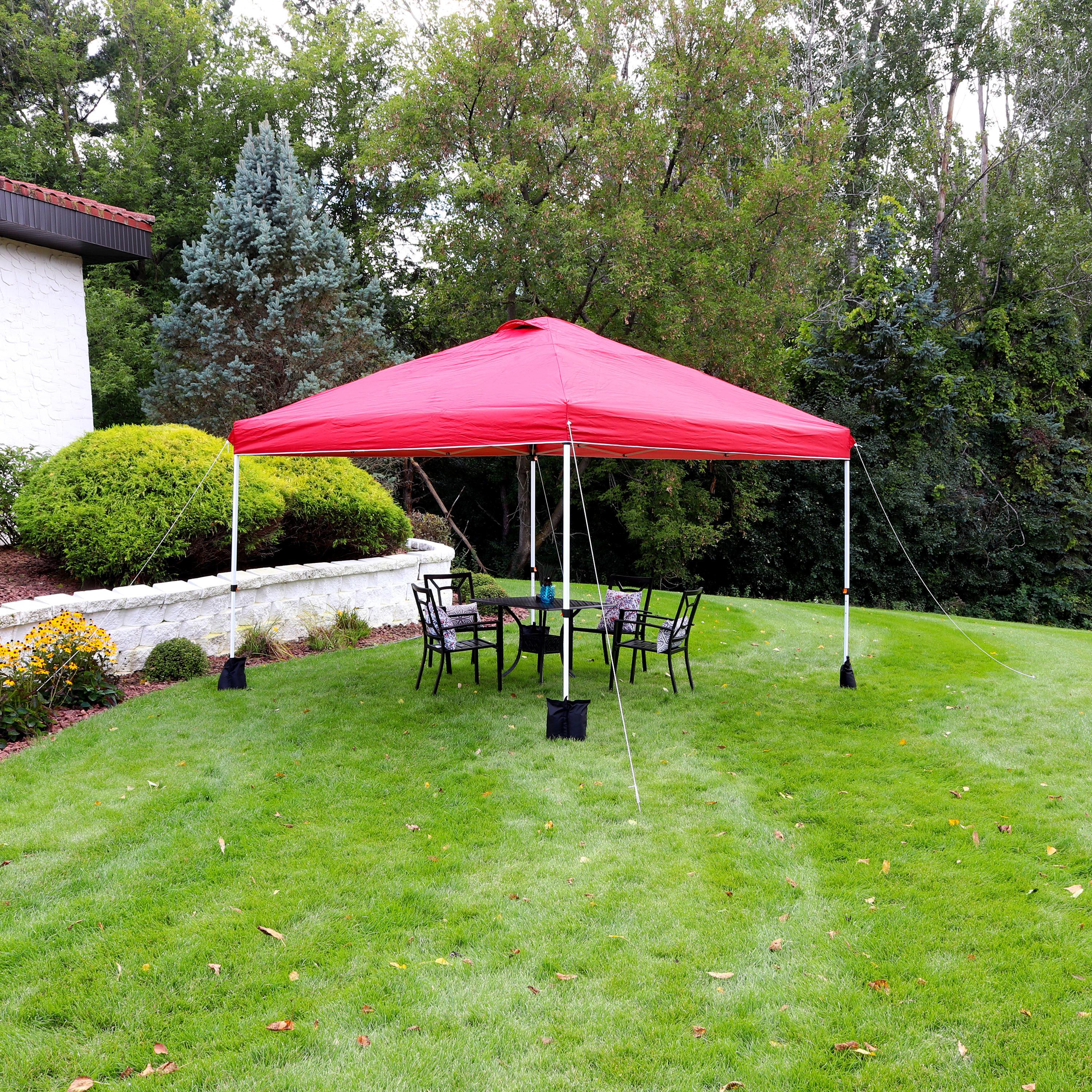 12 Ft. W x 12 Ft. D Metal Pop-Up Canopy