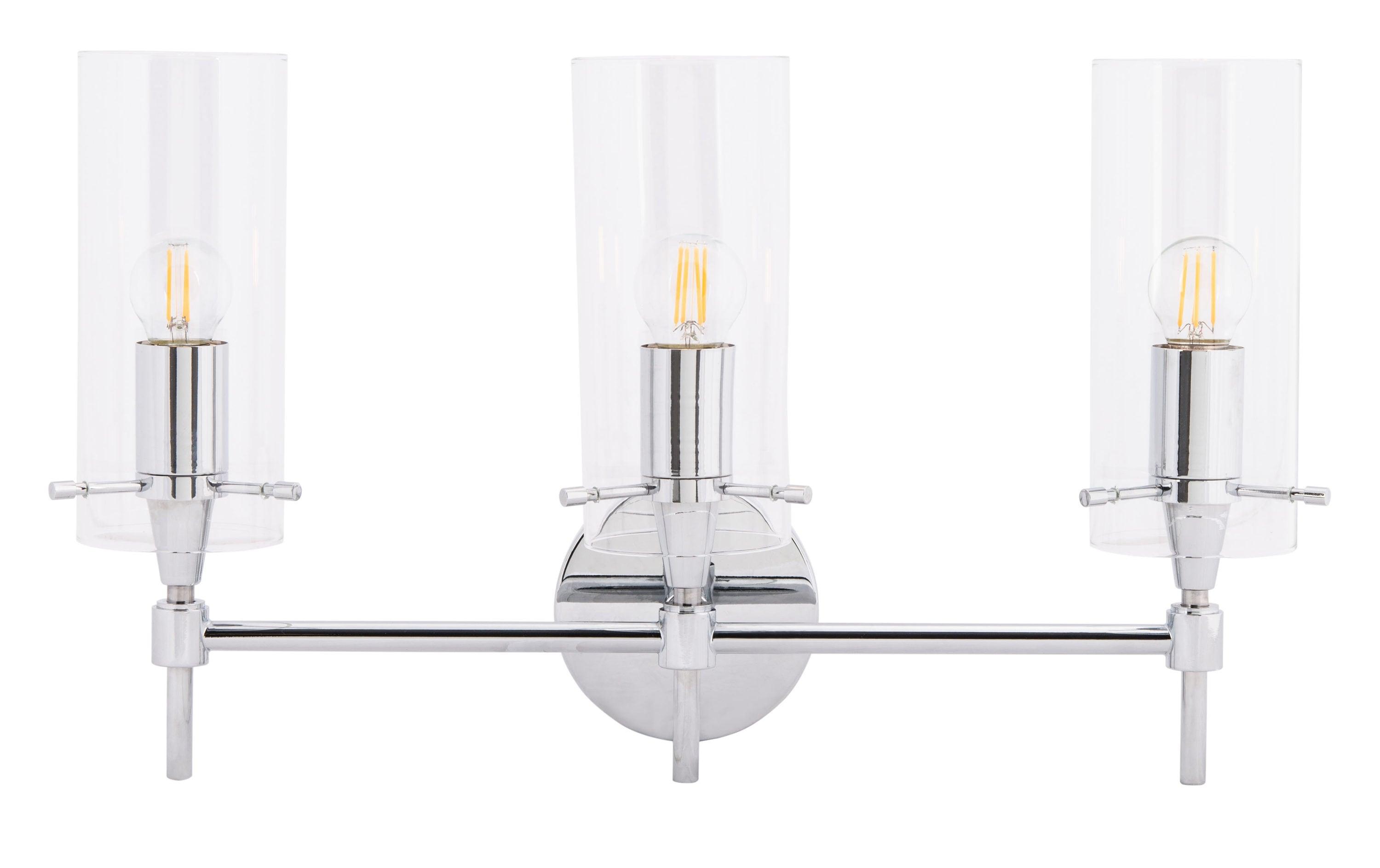 Norala Vanity Sconce - SCN5001 - Chrome - Safavieh