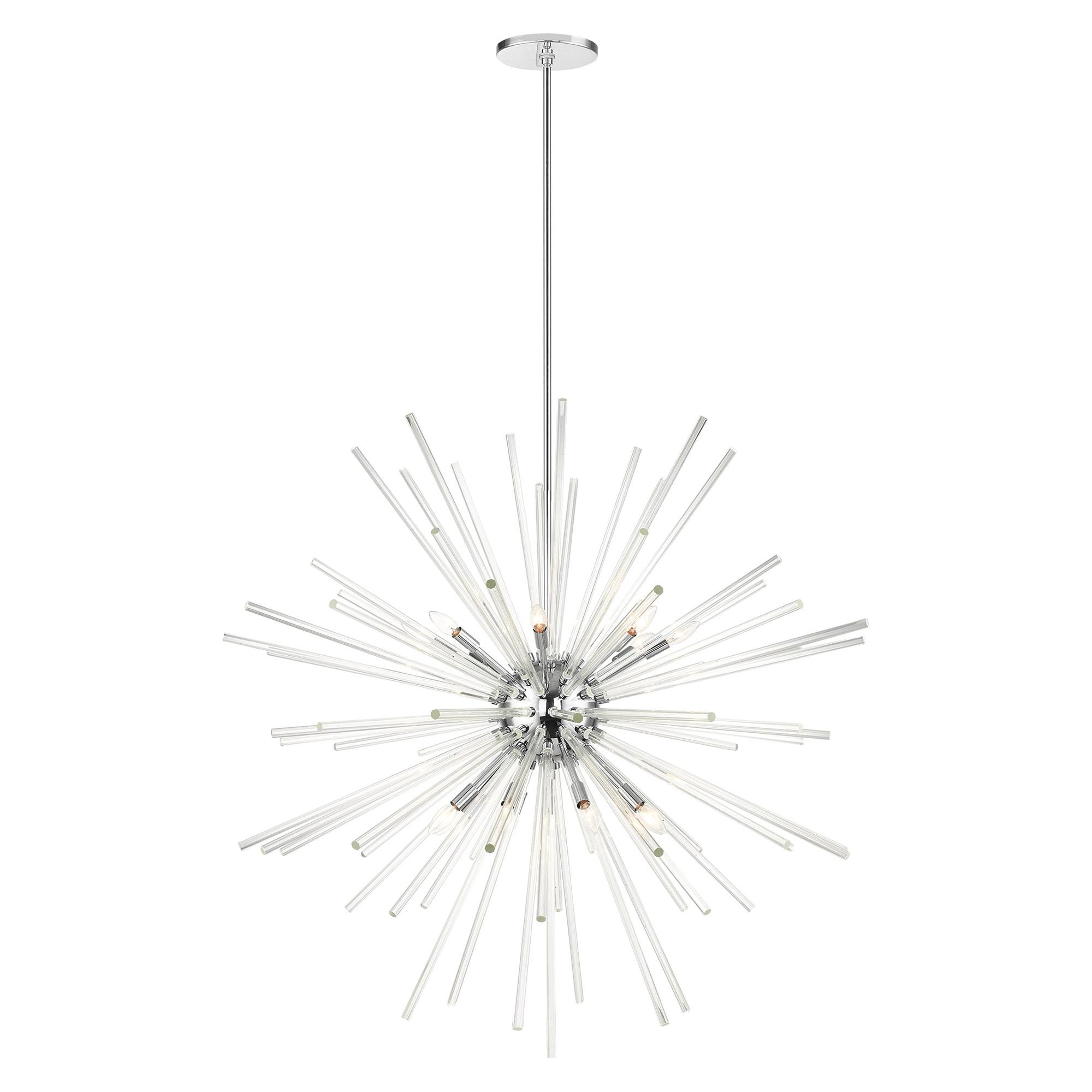 Livex Lighting Utopia 16 - Light Chandelier in  Polished Chrome