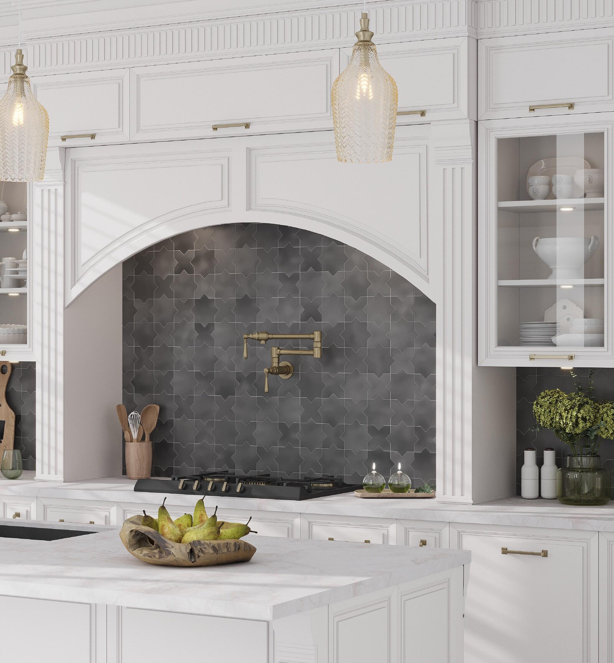 Siena 5.35'' W x 5.35'' L Ceramic Singular Tile