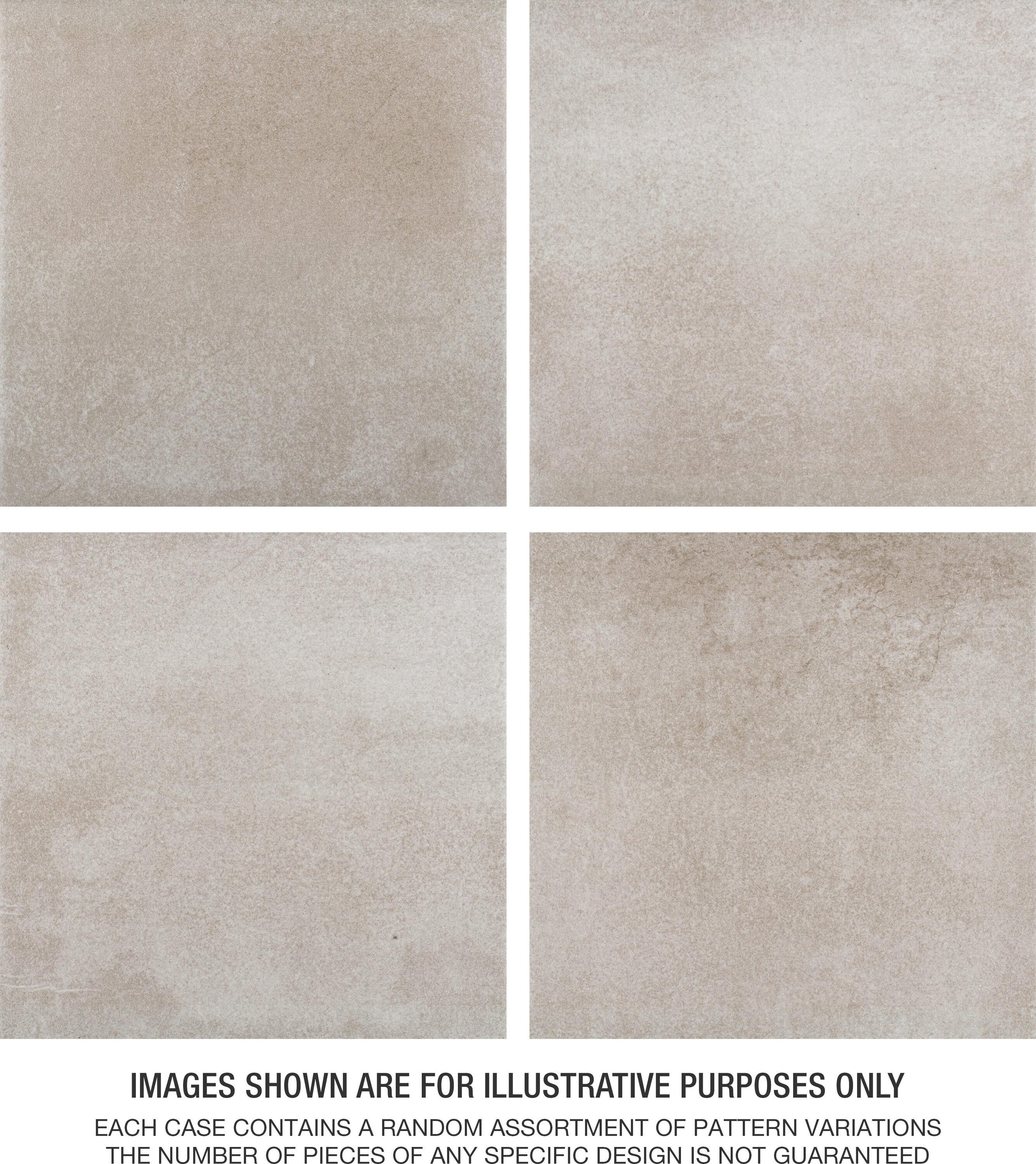 Matter 6" x 6" Porcelain Stone Look Floor and Wall Tile