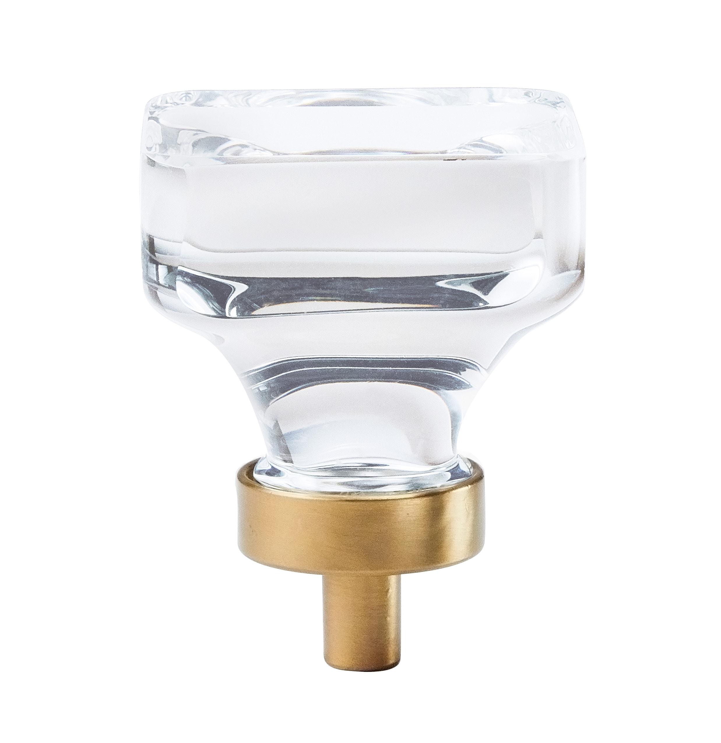 Glacio 1 3/8" Length Square Knob