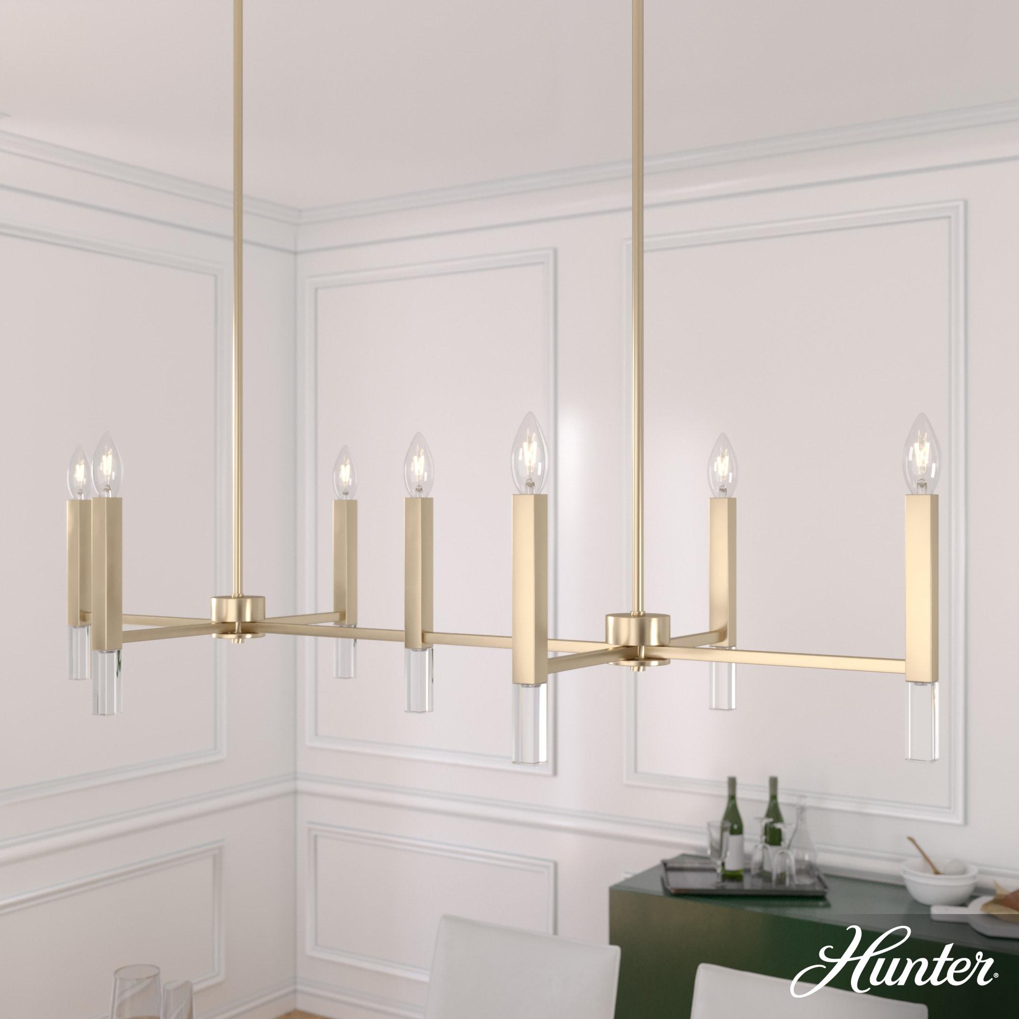 Hunter Fan Sunjai 7 Light Linear Ceiling Light Fixture
