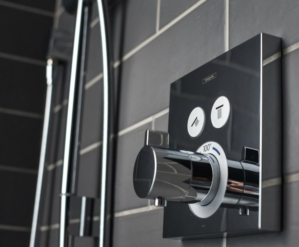 ShowerSelect 1-Handle 6-Inch Wide, Temperature Memory, Thermostatic Valve Trim Only, with Diverter