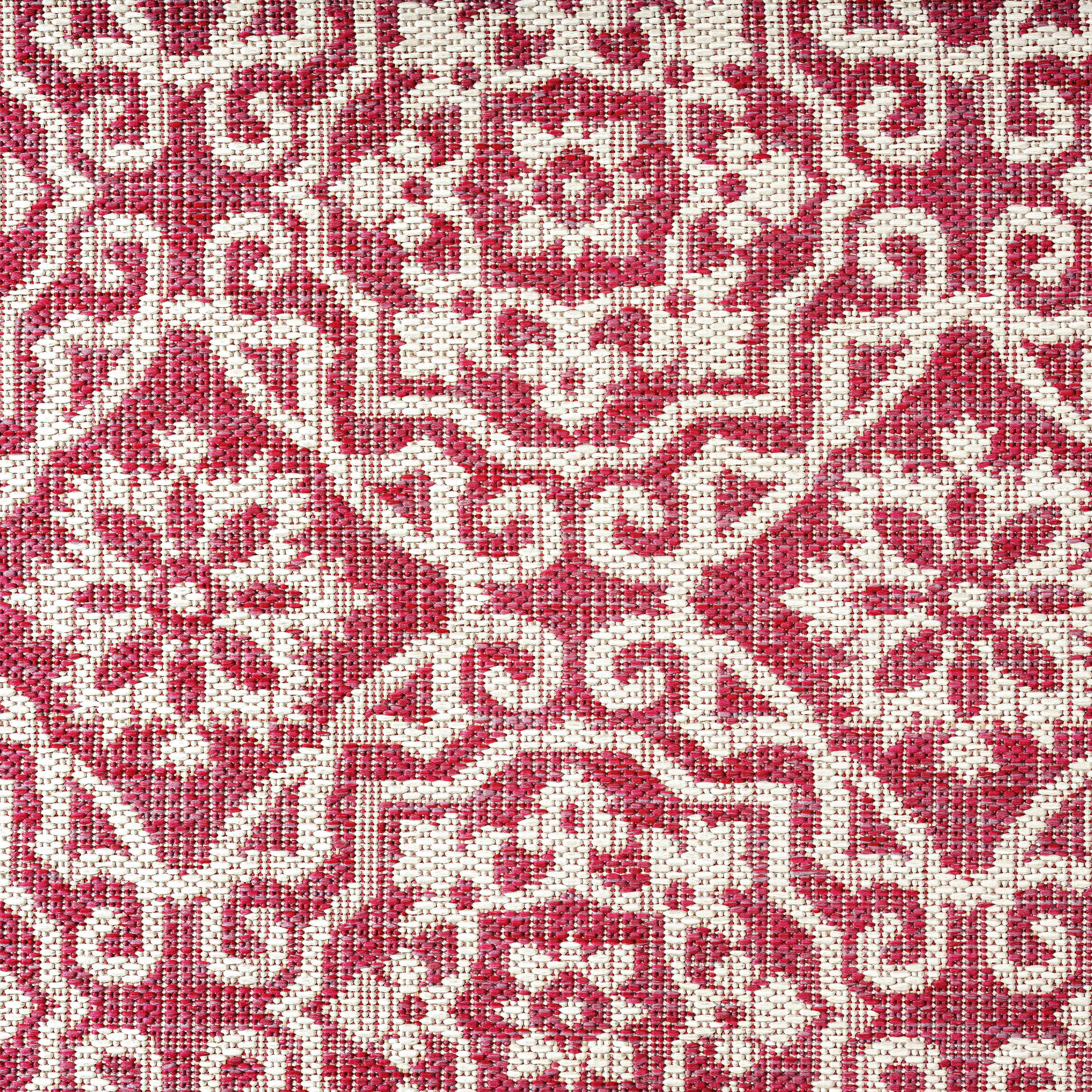 Nicole Miller New York Patio Country Danica Geometric Indoor/Outdoor Area Rug, Pink/Ivory