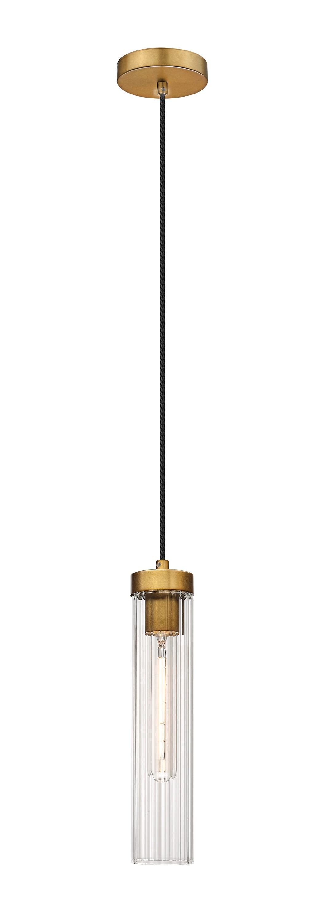 Z-Lite Beau 1 - Light Pendant in  Rubbed Brass