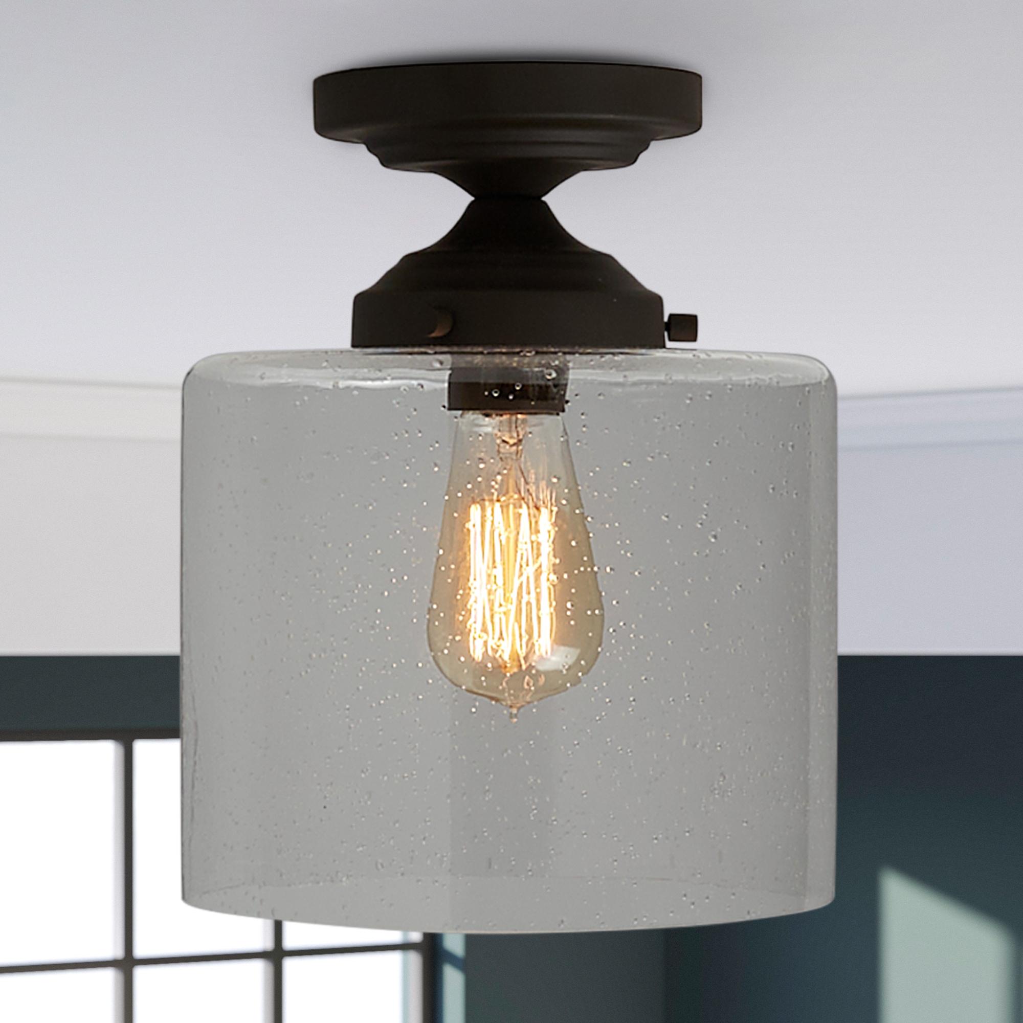 Winslow Glass Semi Flush Mount