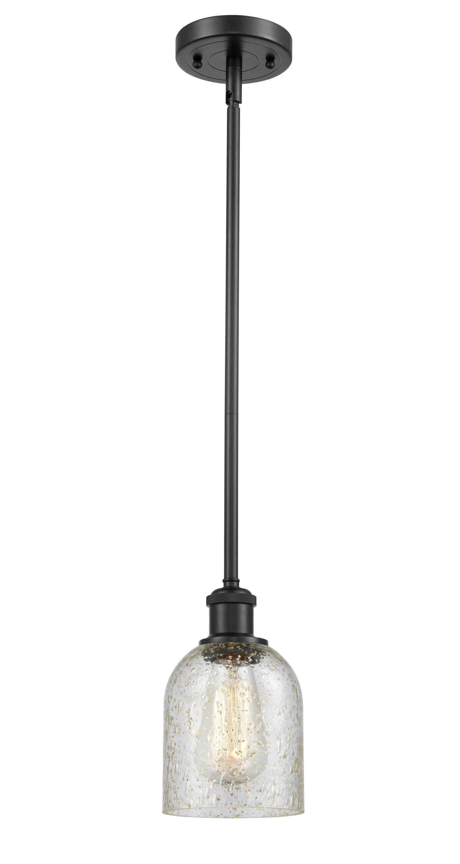 Innovations Lighting Caledonia 1 - Light Pendant in  Matte Black
