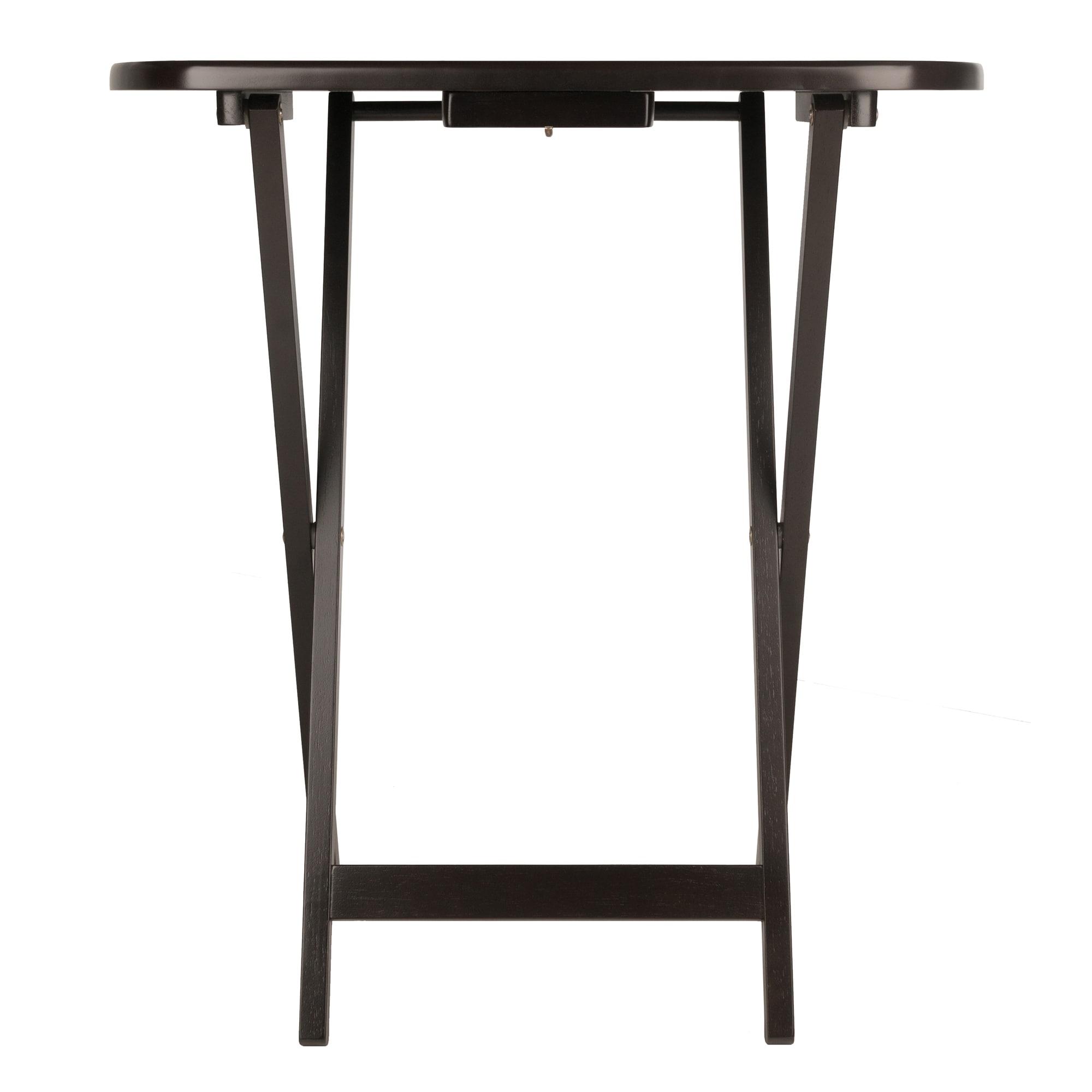 2pc Cade Oversize Oblong Snack Table Coffee - Winsome: No Assembly, Wood Frame, 25lb Capacity