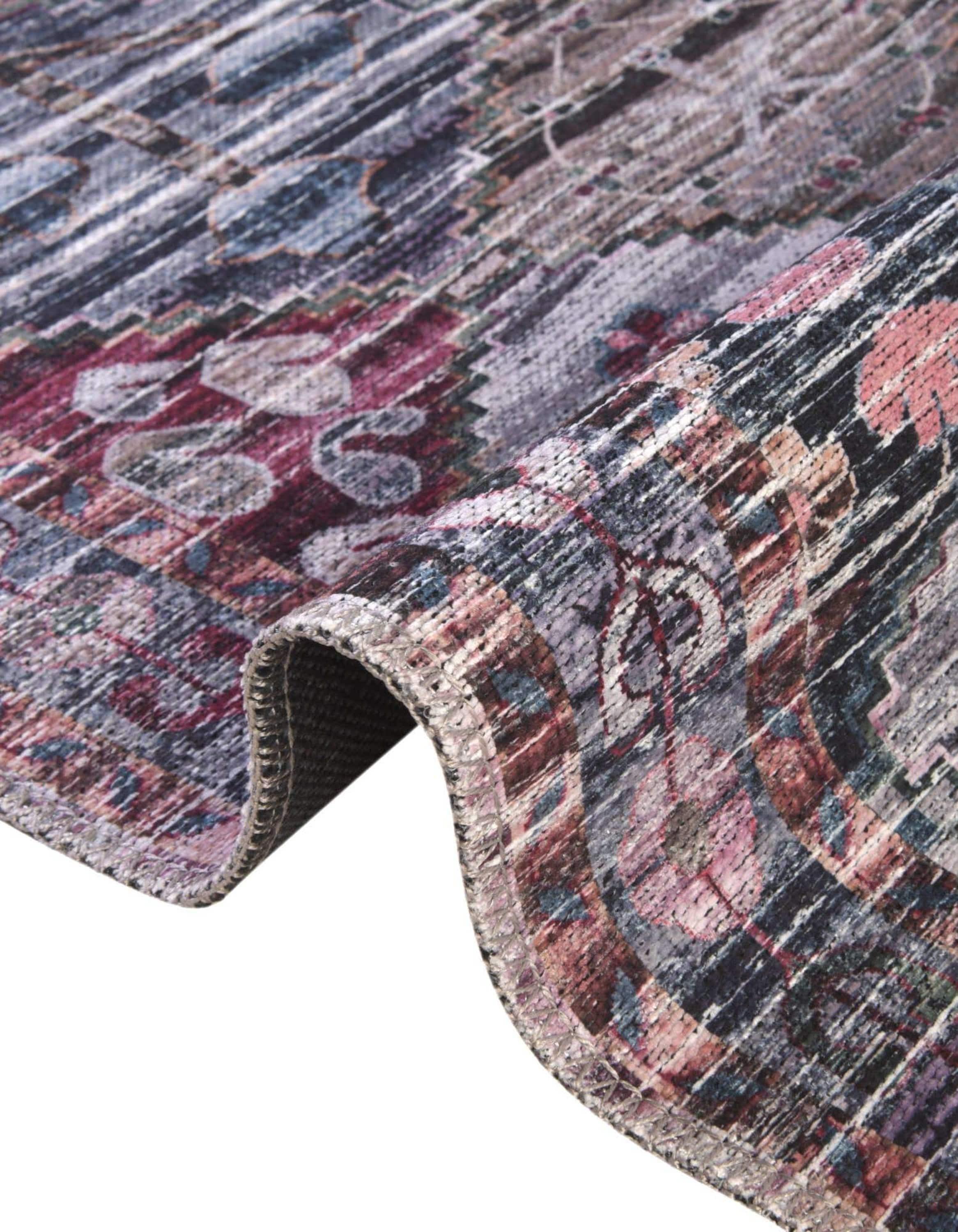 Unique Loom 5' 3 x 5' 3 Mangata Maya Machine Washable Multi Area Rug
