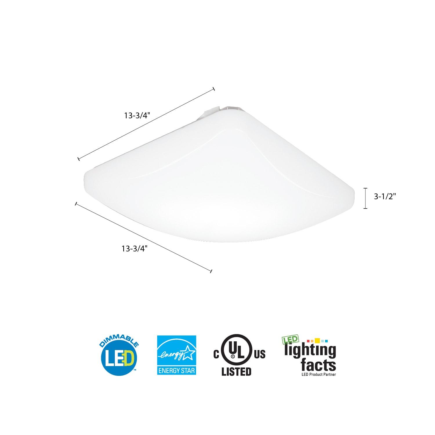 Acrylic LED Flush Mount