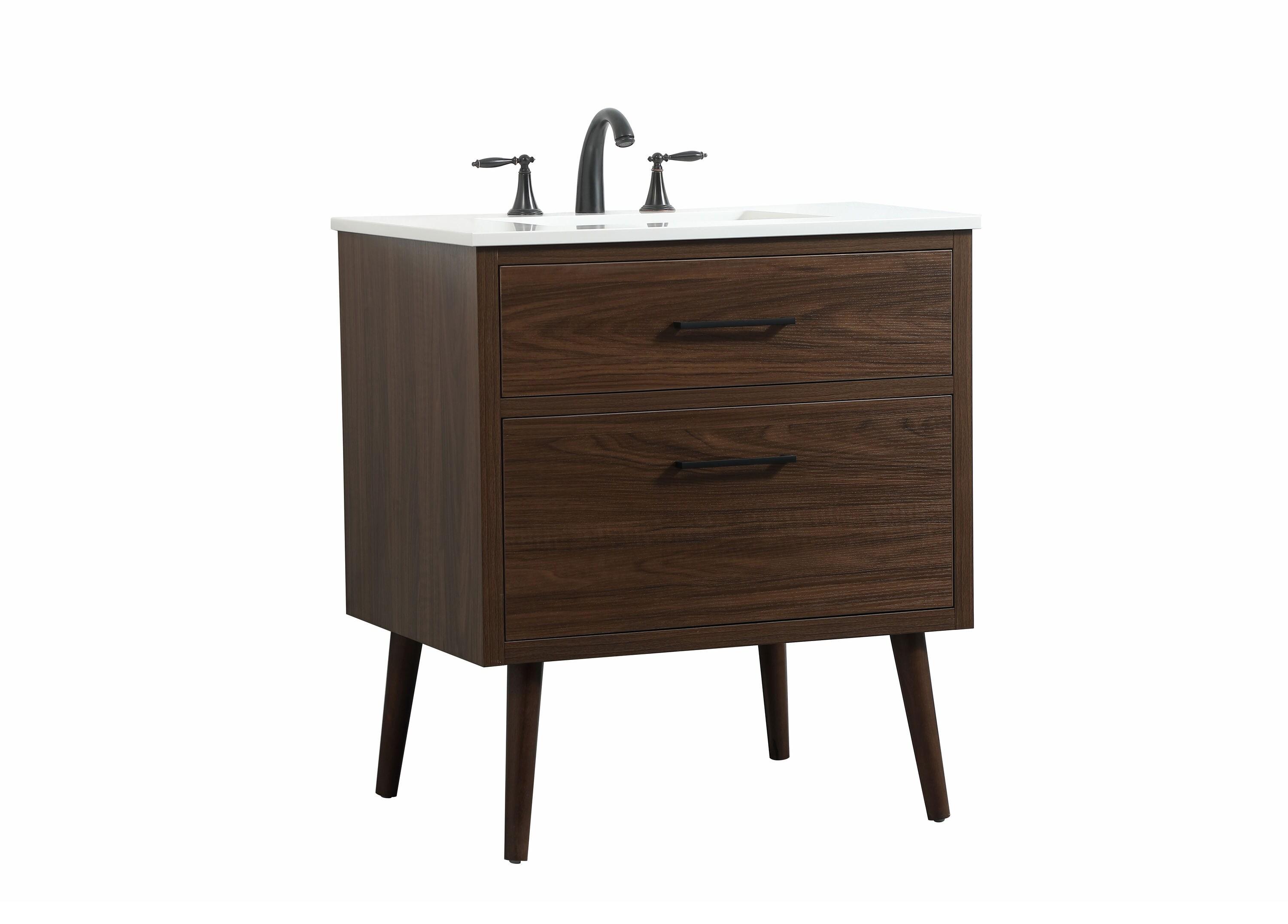 Elegant Kitchen and Bath Elegant Kitchen and Bath 30 Inch Single Bathroom Vanity