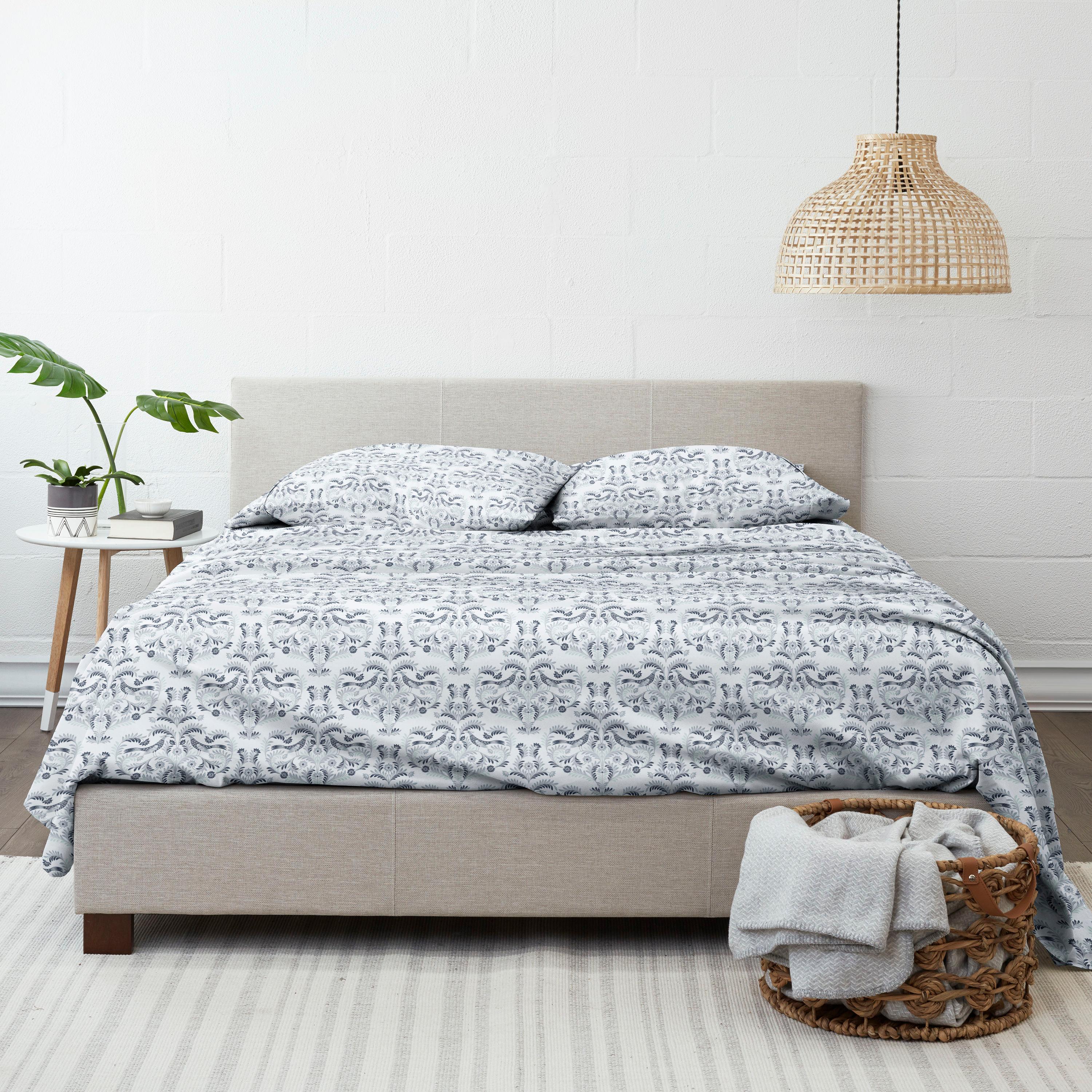 Becky Cameron Garden Estate Pattern Microfiber Sheet Set