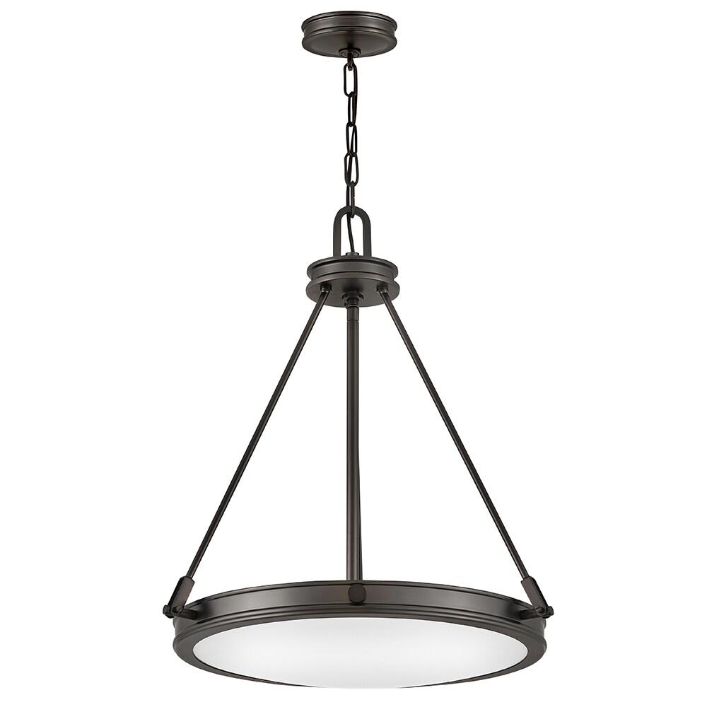 Collier Four-Light Chain-Hung Pendant - Black Oxide