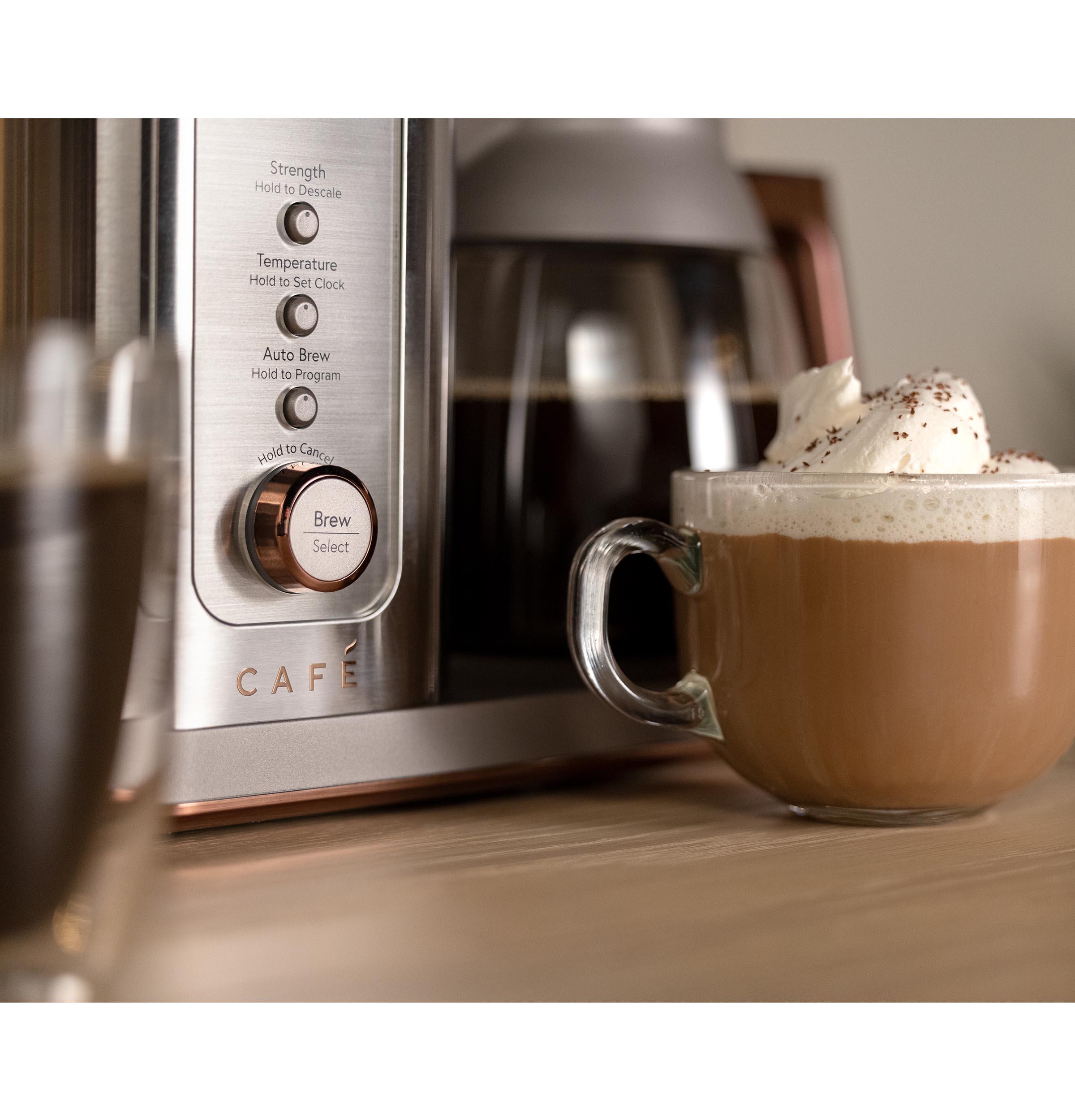 Café C7CDABS2RS3 Café 10-Cup Specialty Drip Coffee Maker with Glass Carafe