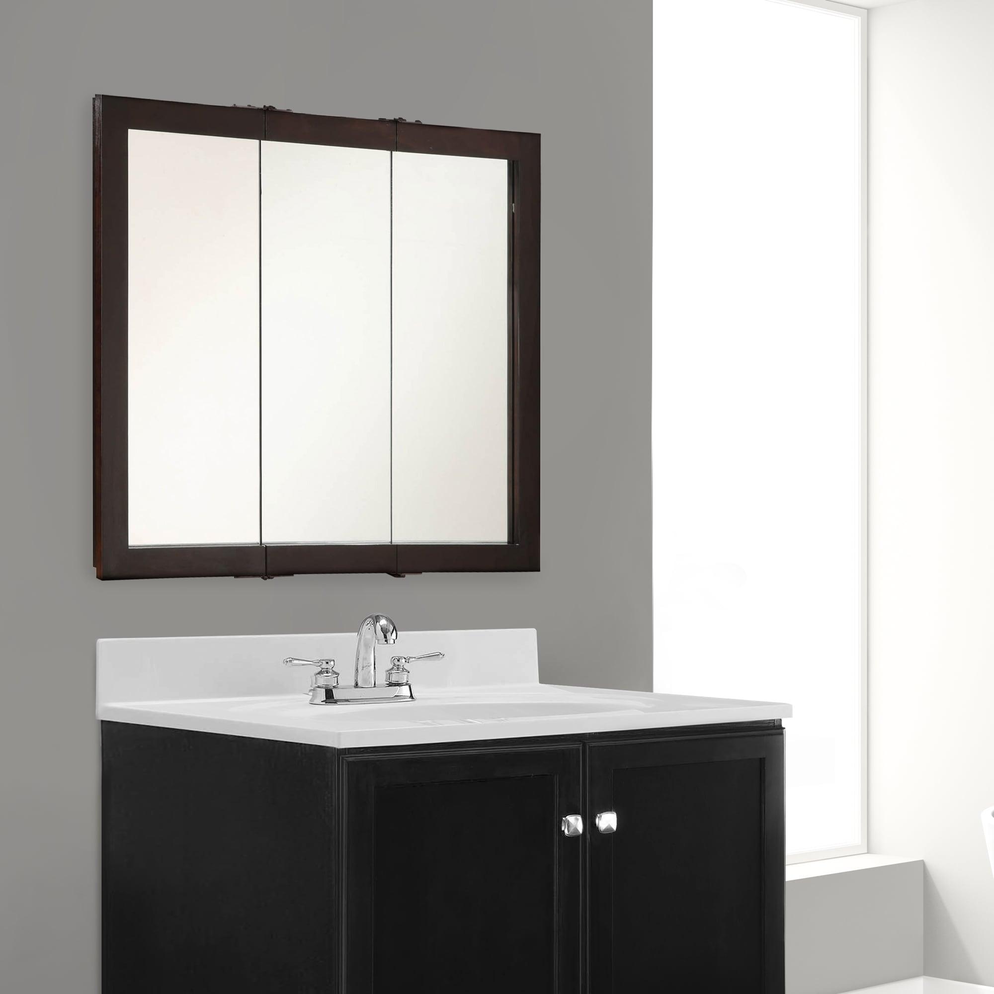 Ventura 36-Inch Wood Medicine Cabinet in Espresso