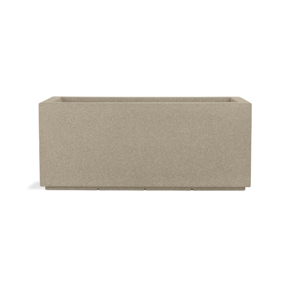 Sandstone Granite Extra Large Rectangular Polymer Planter