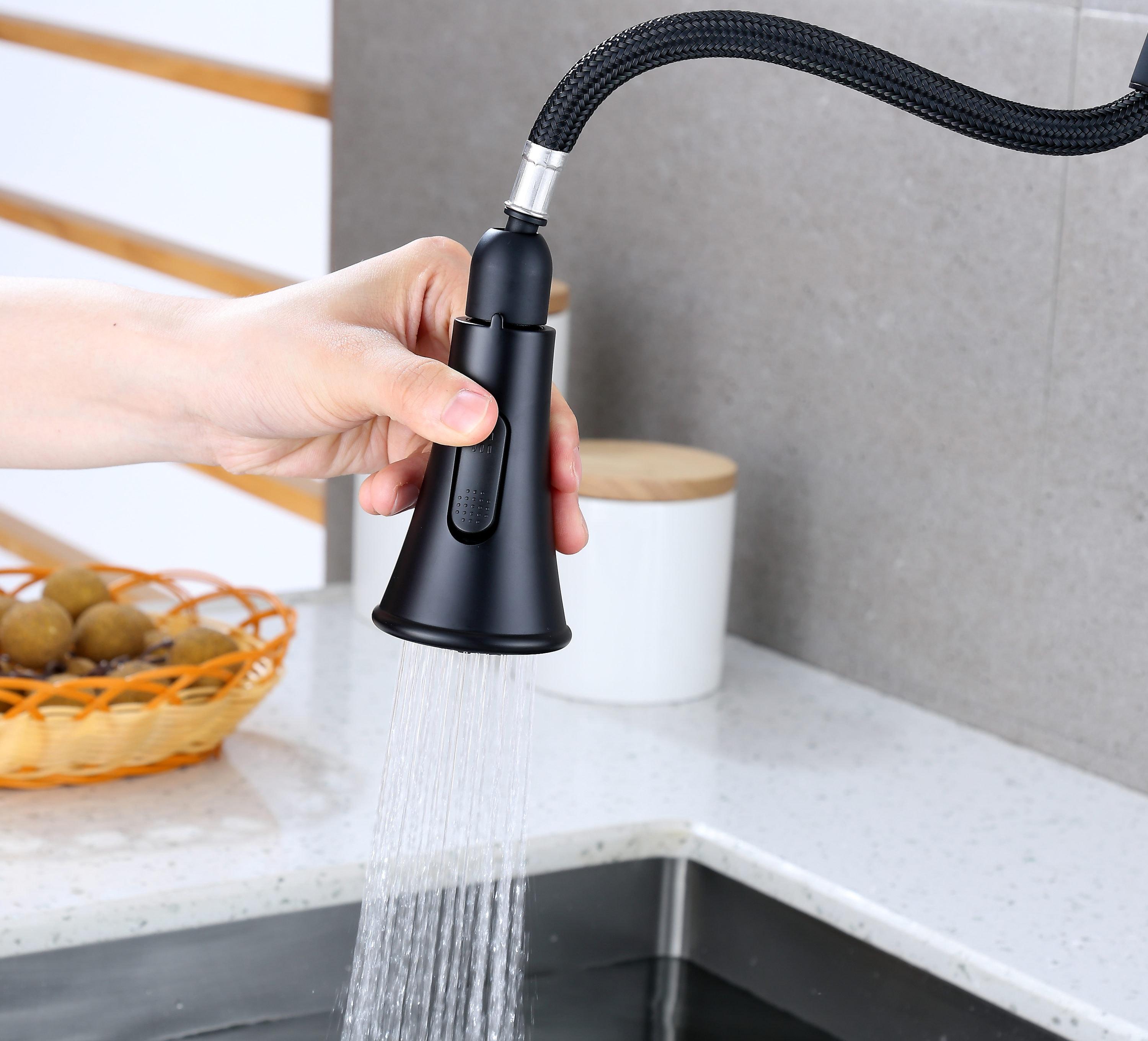 RunFine Group Brisbane Pull Down Touchless Kitchen Faucet