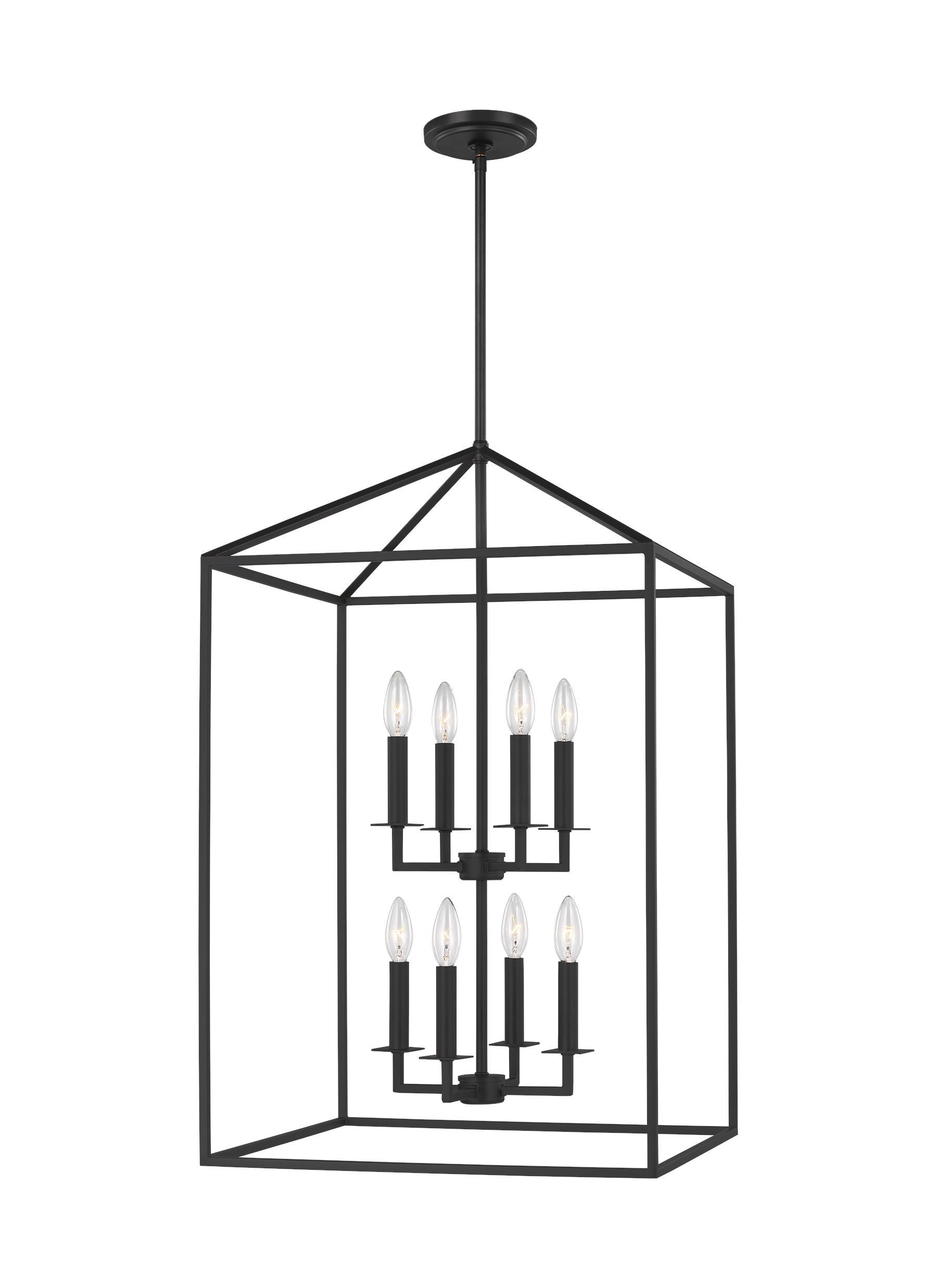 Lucius Pendant Light - Black / 19"W