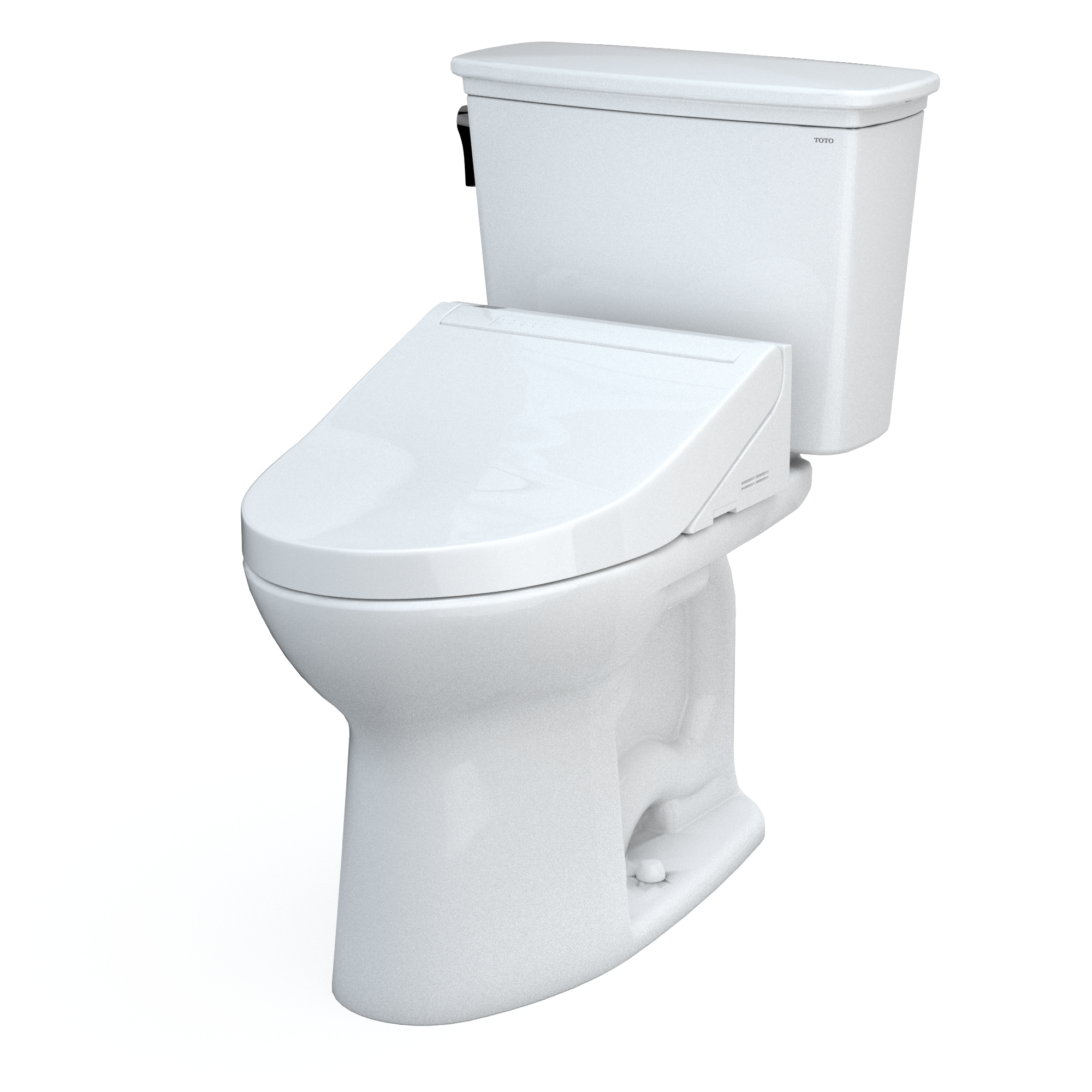 Drake® 1.28 GPF (Water Efficient) Elongated Two-Piece Toilet with Tornado Flush (Seat Included)