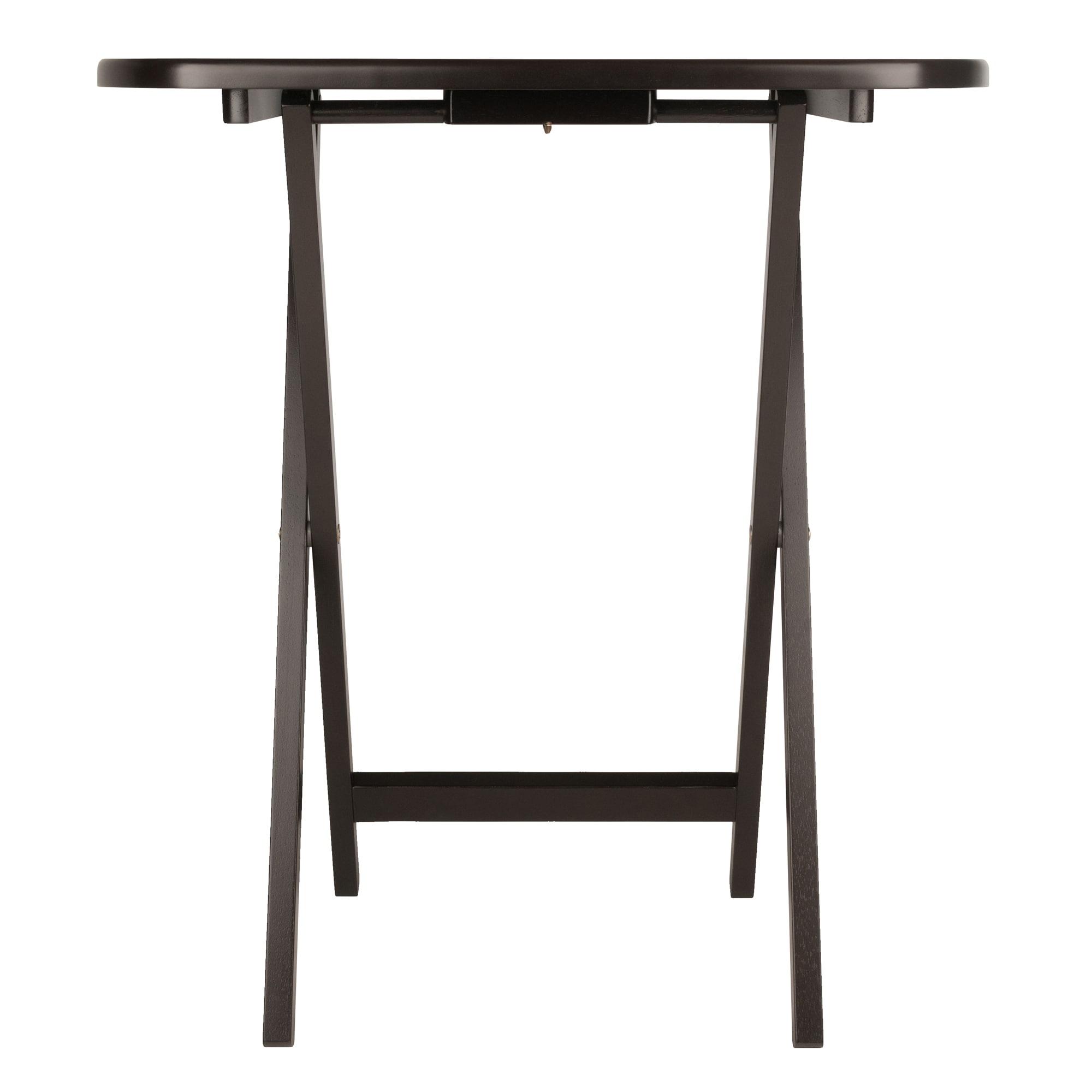 2pc Cade Oversize Oblong Snack Table Coffee - Winsome: No Assembly, Wood Frame, 25lb Capacity