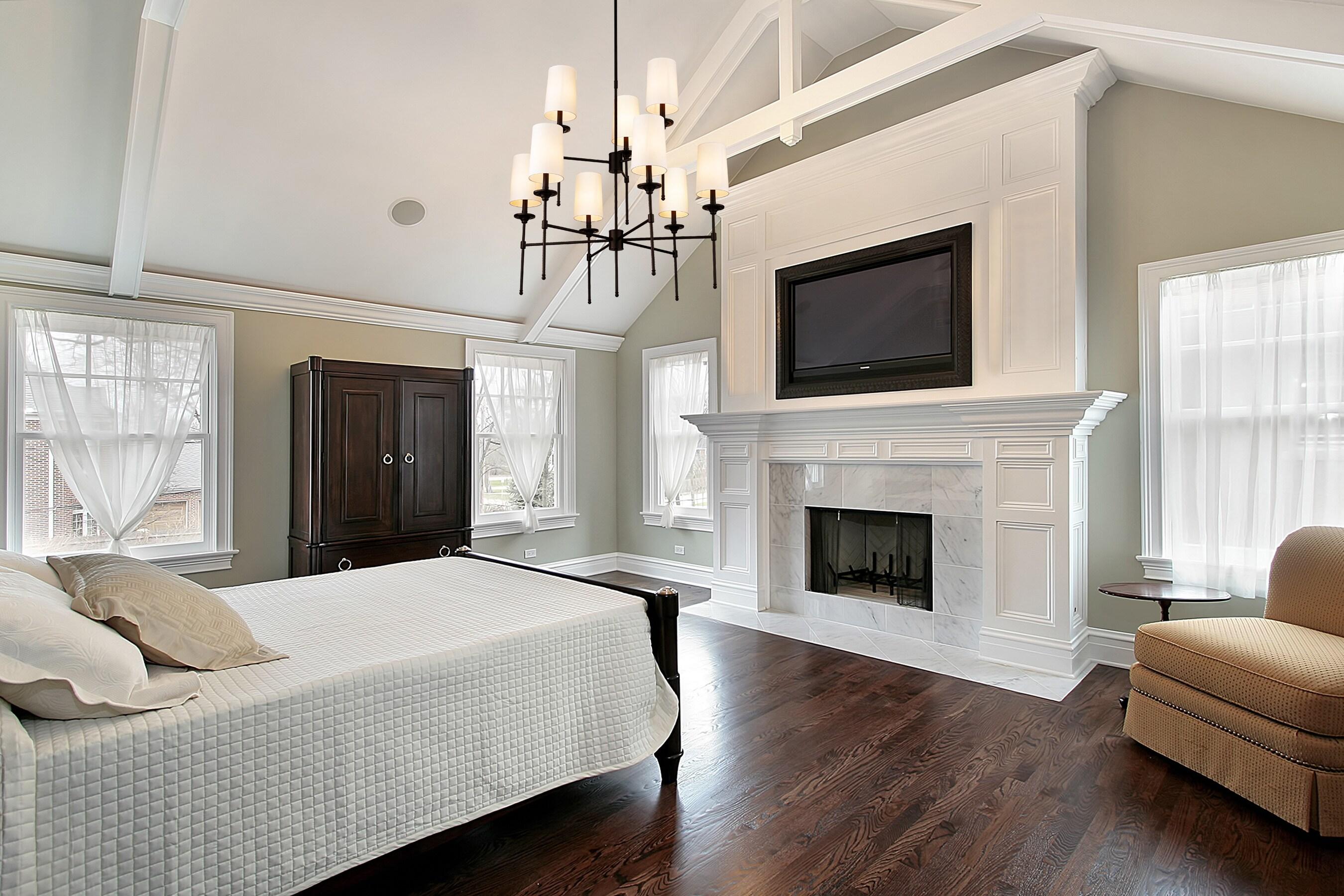 Hayse 9 - Light Dimmable Tiered Chandelier