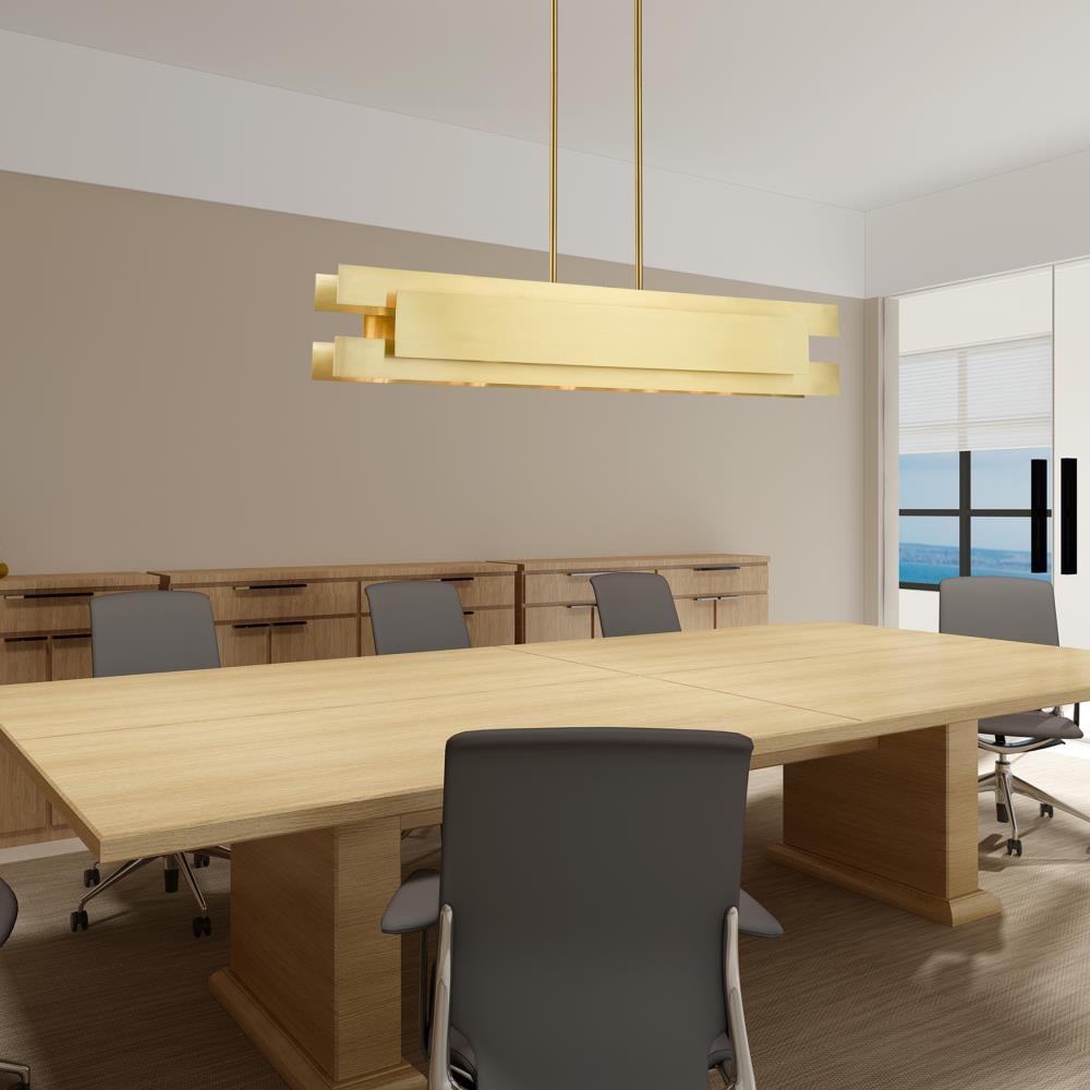 Livex Lighting - Varick - 5 Light Linear Chandelier in Contemporary Style - 7