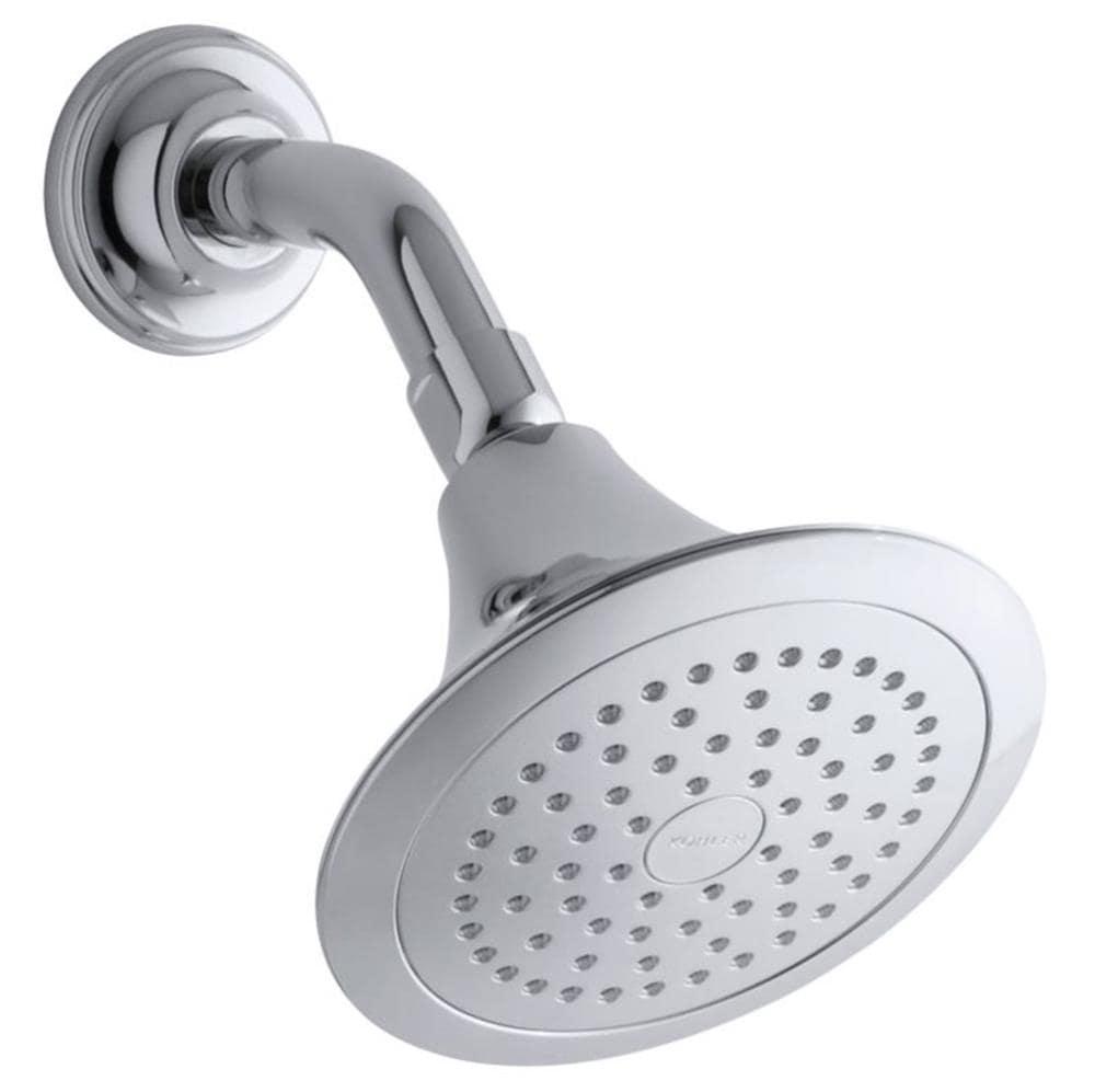 Forte® Wall-Mount Single-Function Showerhead with 66-Nozle 5.5 Inch Sprayface, 2.5 GPM