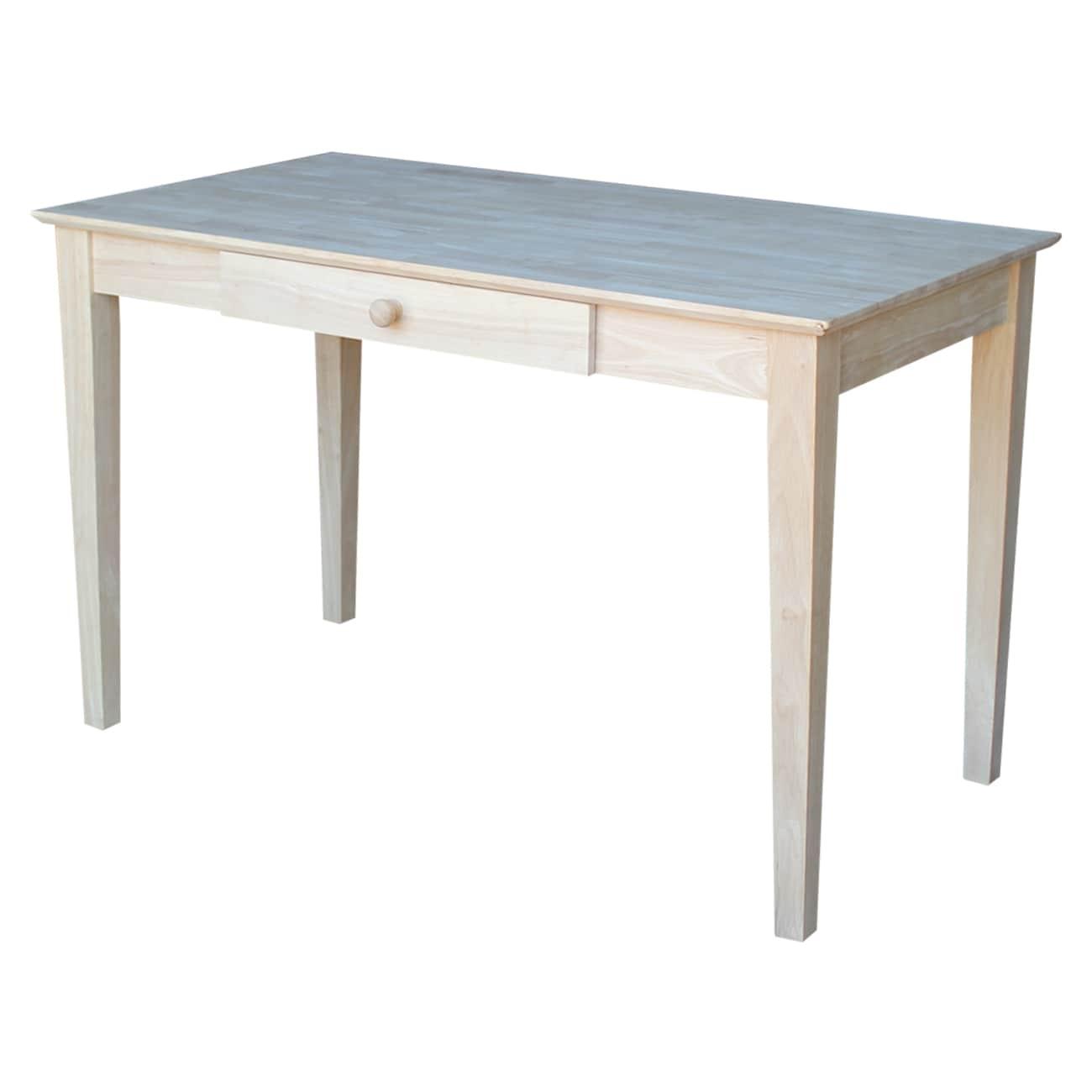 48" Writing Desk Unfinished - International Concepts