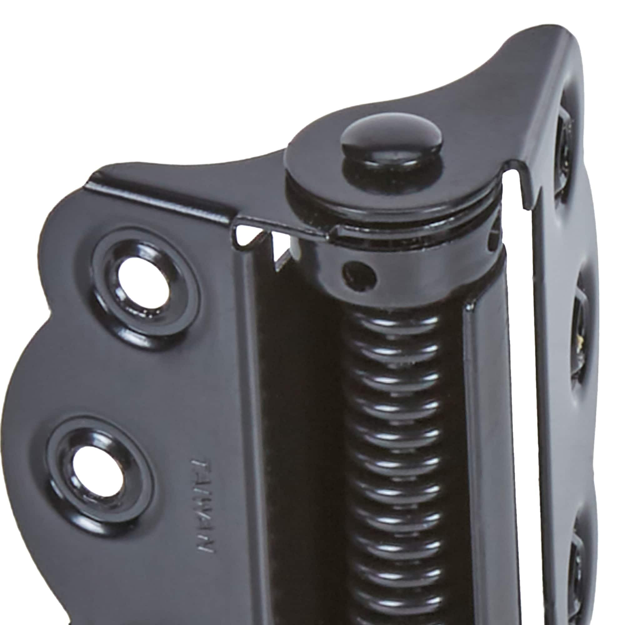 (3-Pk) Wright Products Adjustable  Self Closing Door Hinges Black 2-3/4" V226BL