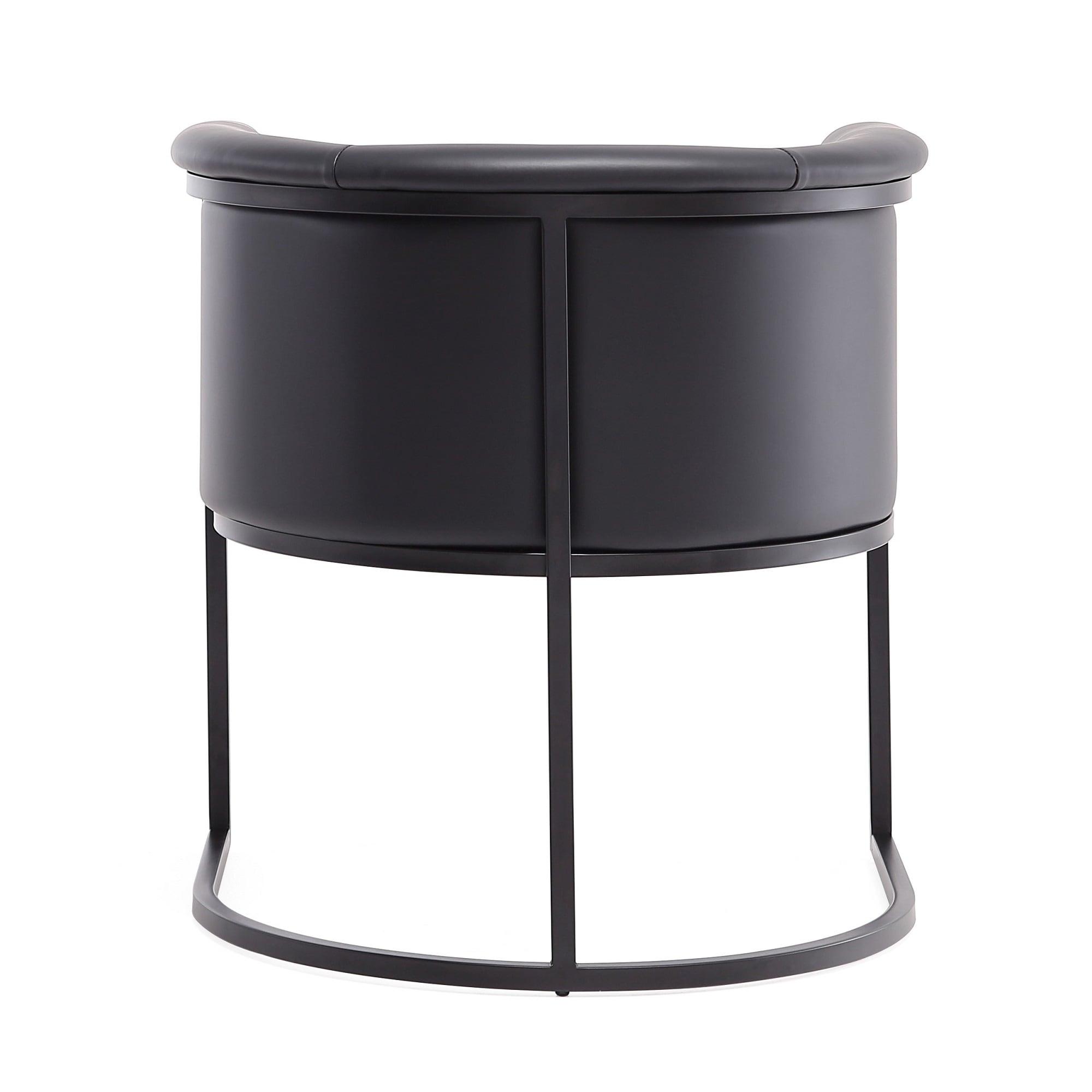 Ceets Bali Saddle And Black Faux Leather Dining Chair (Set Of 2) (Set of 2)