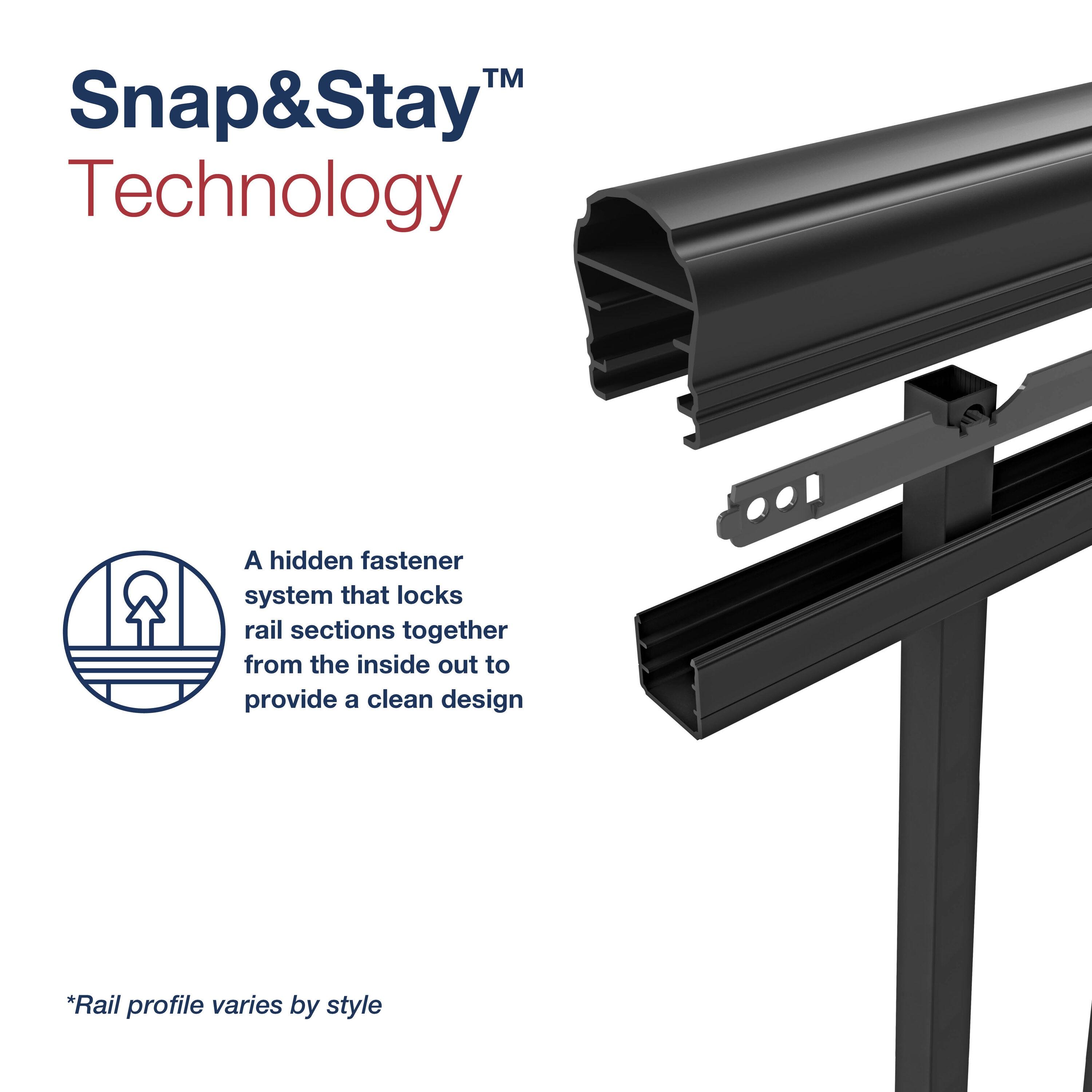 Barrette Outdoor Living VersaRail Winchester 36'' H x 72'' W Aluminum Porch And Stair Railings