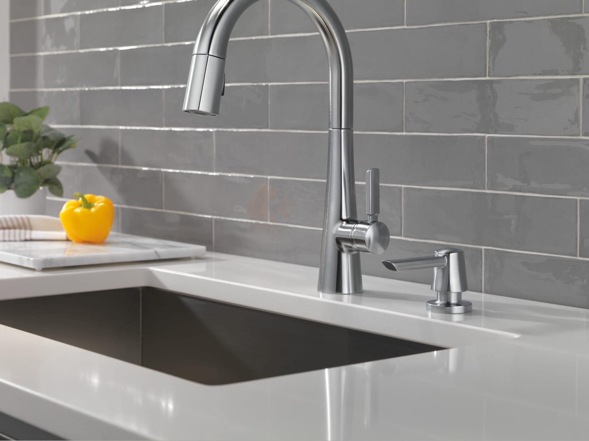 Delta Rp101850 Monrovia Deck Mounted Soap Dispenser - Lumicoat Arctic Stainless