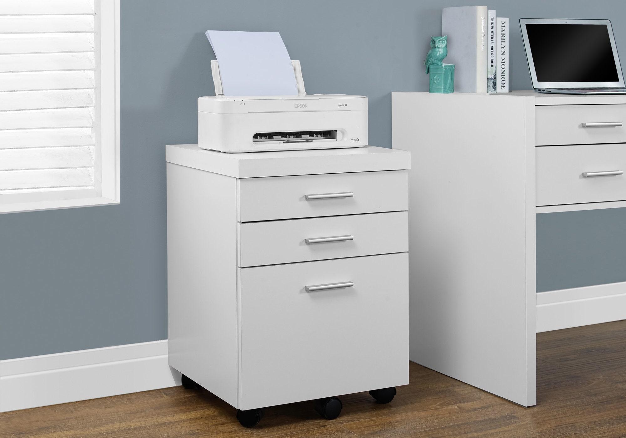 Millwood Pines File Cabinet, Rolling Mobile, Storage Drawers, Printer Stand | Wayfair