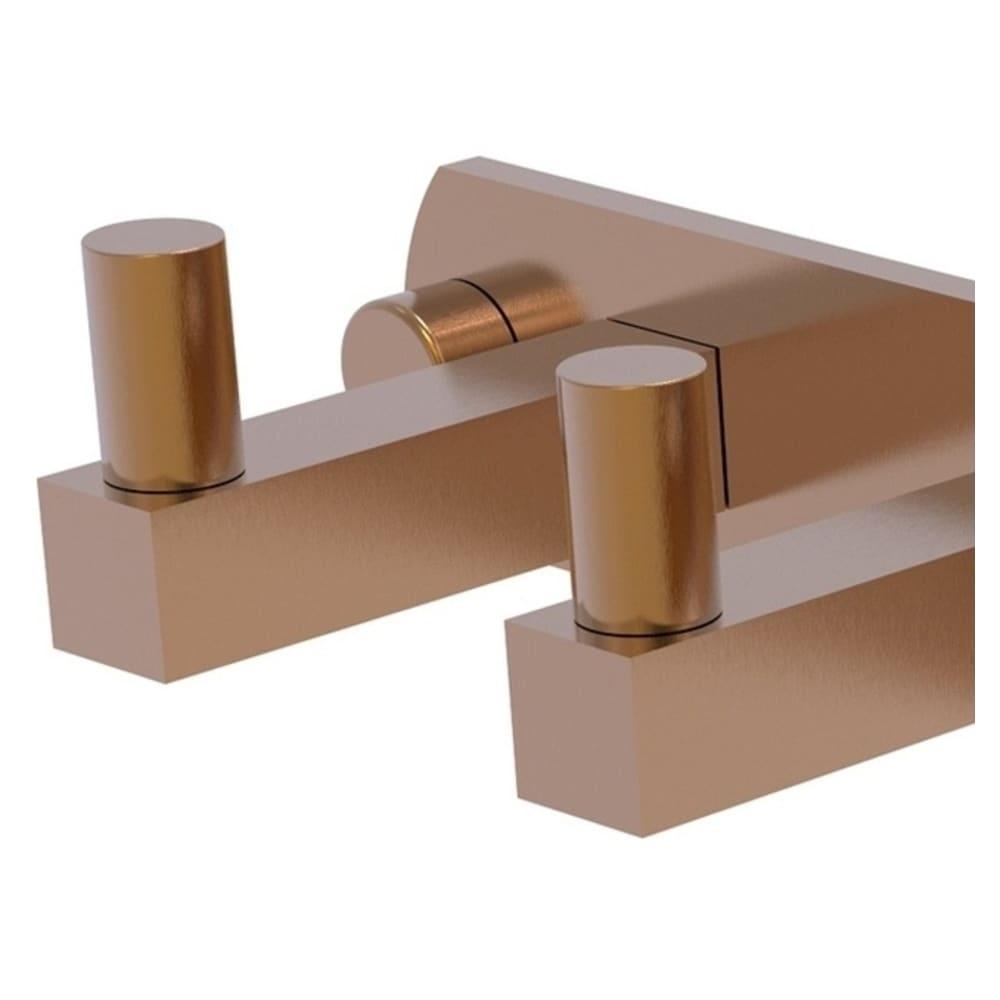 Brushed Bronze 6-Hook Wall Mount Towel Rack