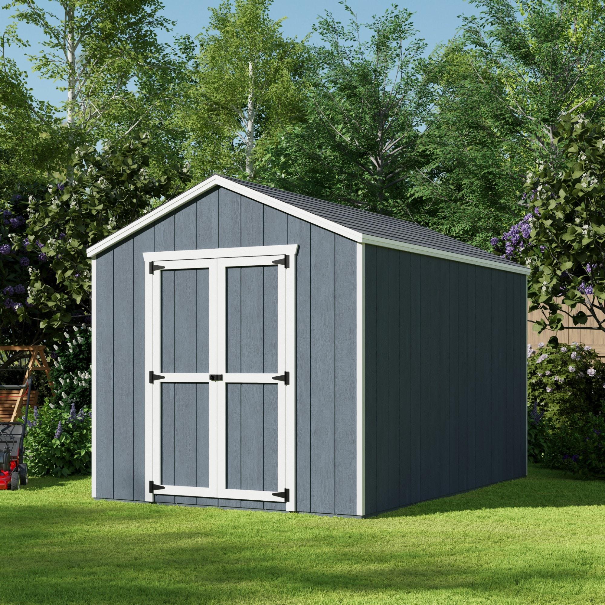 Little Cottage Co. Value Gable Outdoor Wood Storage Shed