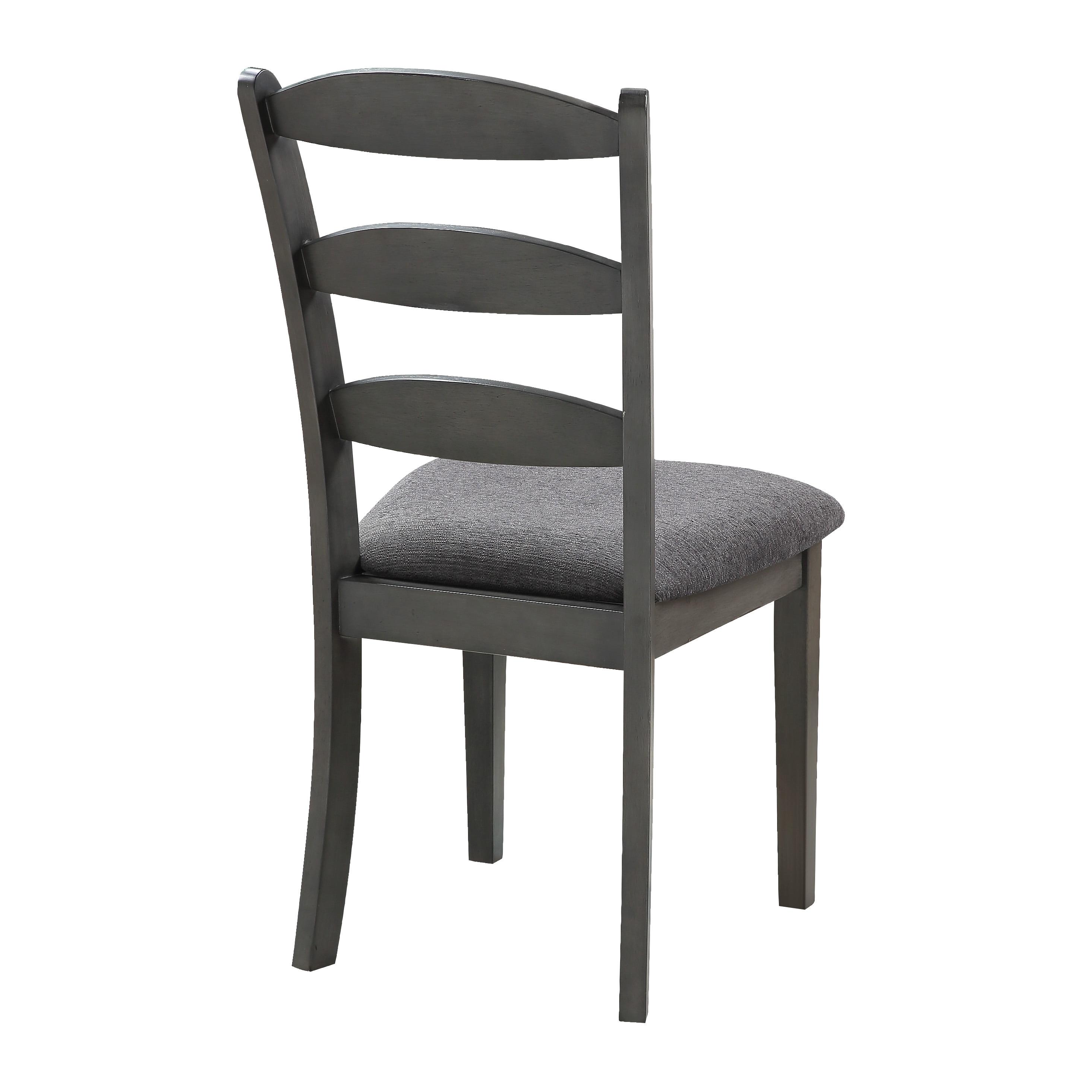 West Lake 7 PC Wood Dining Table Set Antique Finish Natural Top and Gray Base