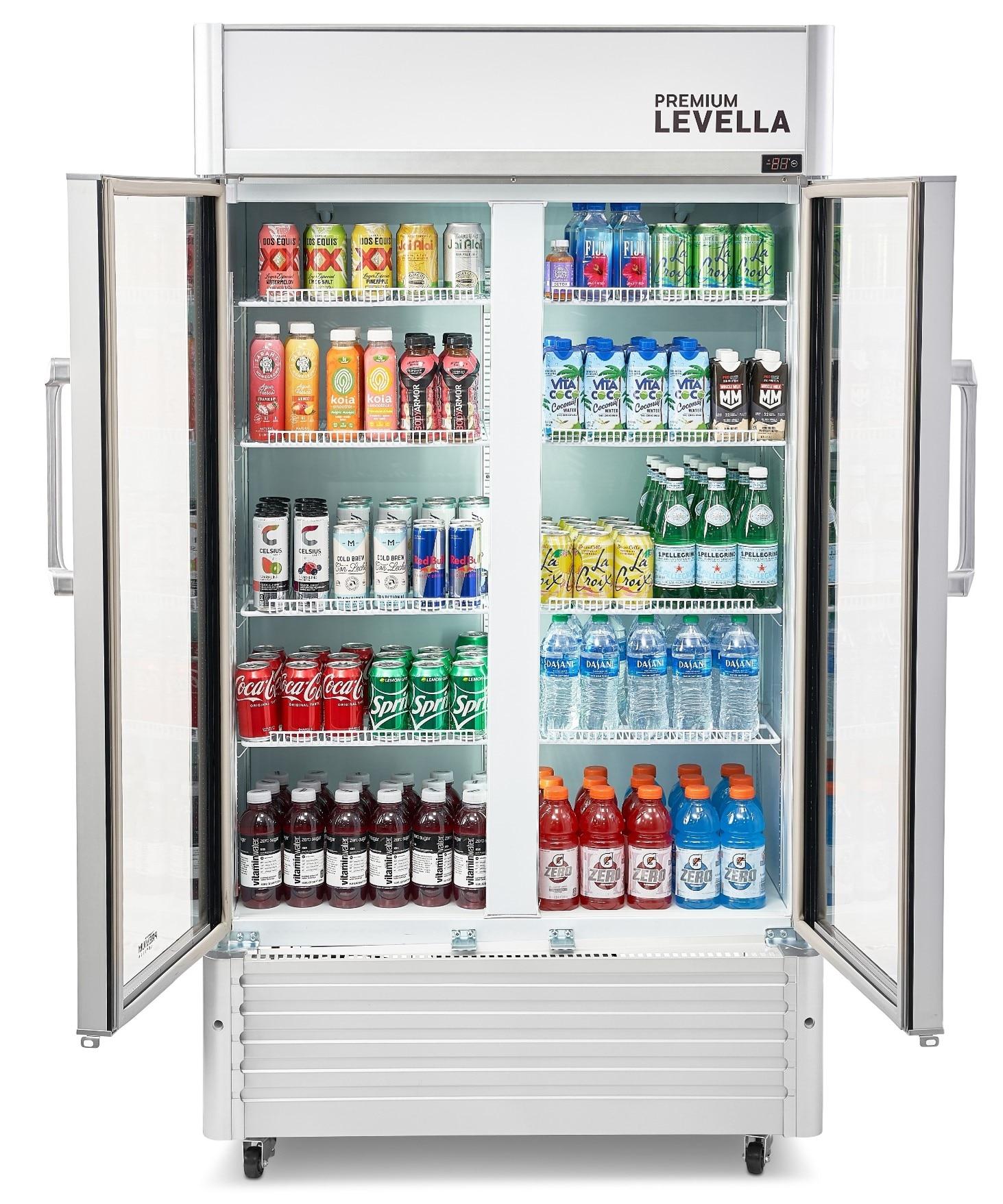 Premium Levella Premium Levella 16 Cubic Feet Merchandising Refrigerator - 35.43''