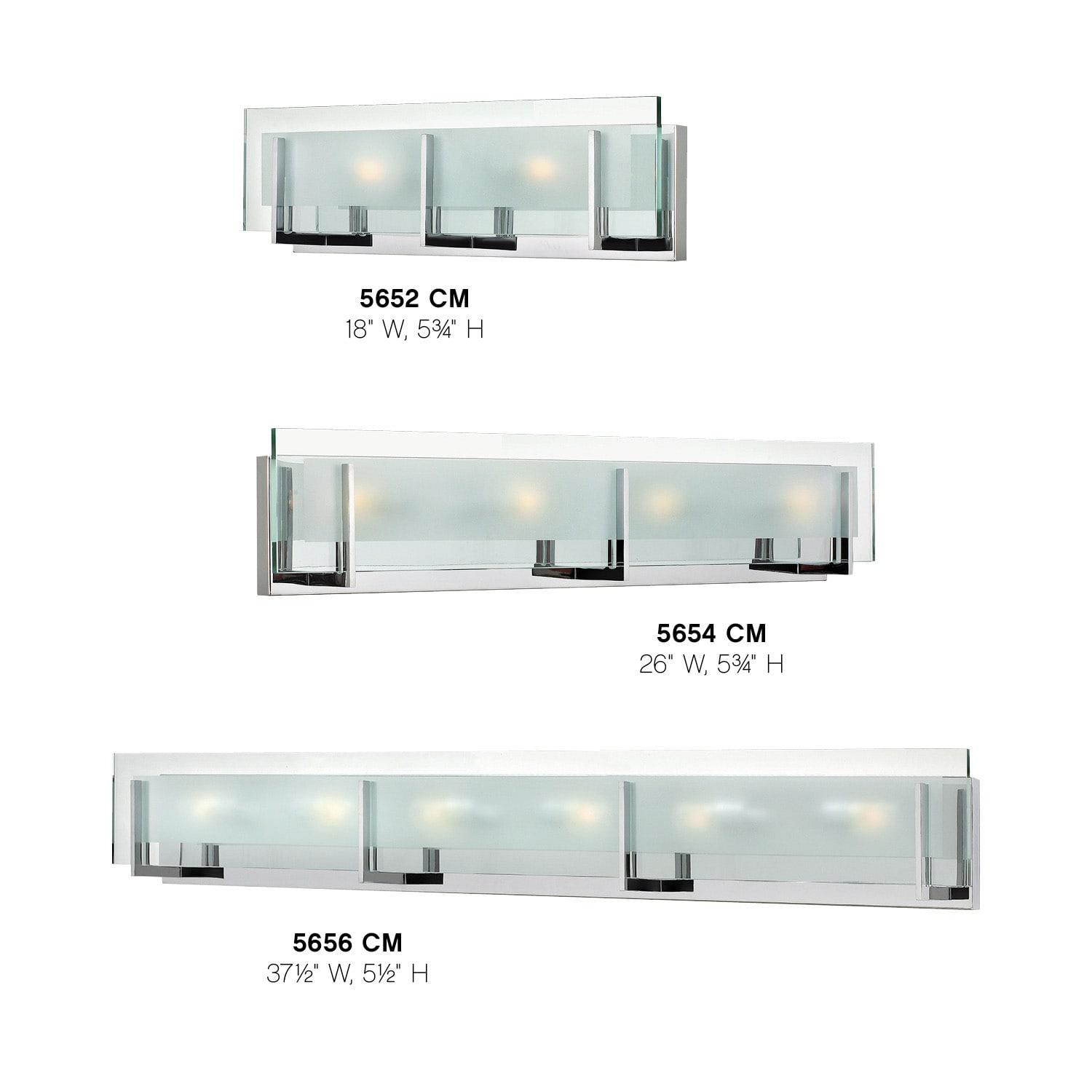 Chrome 4-Light Dimmable Outdoor Wall Sconce with Clear Glass