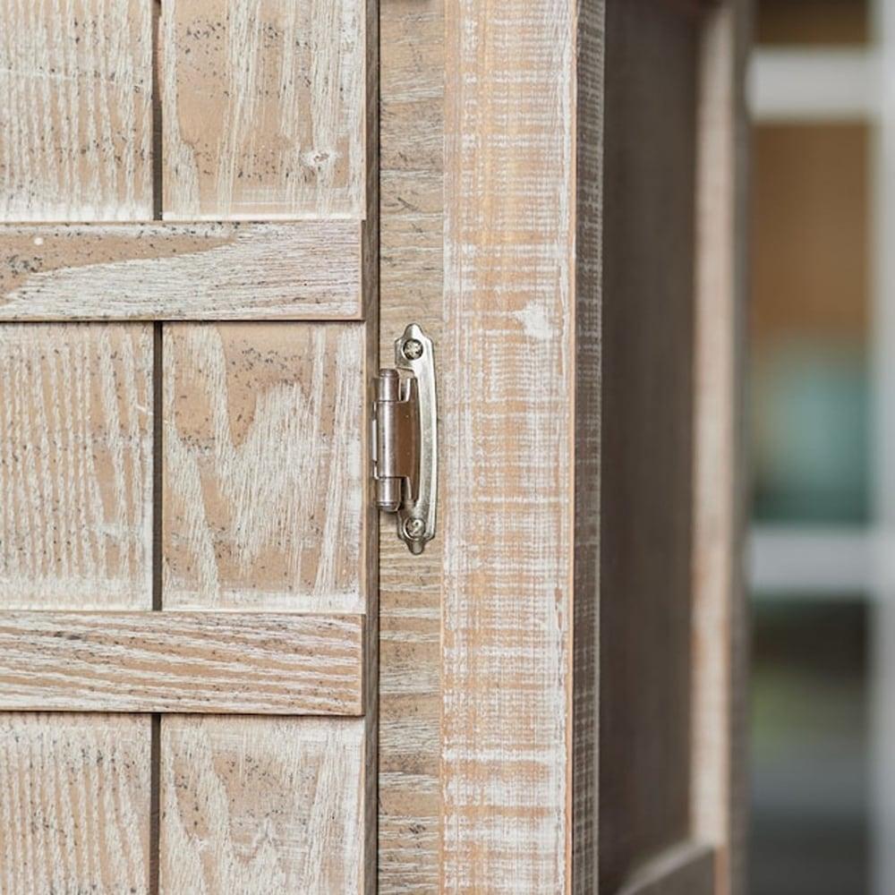 RELIABILT 200-Degree Adjustable Overlay Overlay Surface Self-Closing Satin nickel Cabinet Hinge , 5 Pairs ( 10 -Pieces)