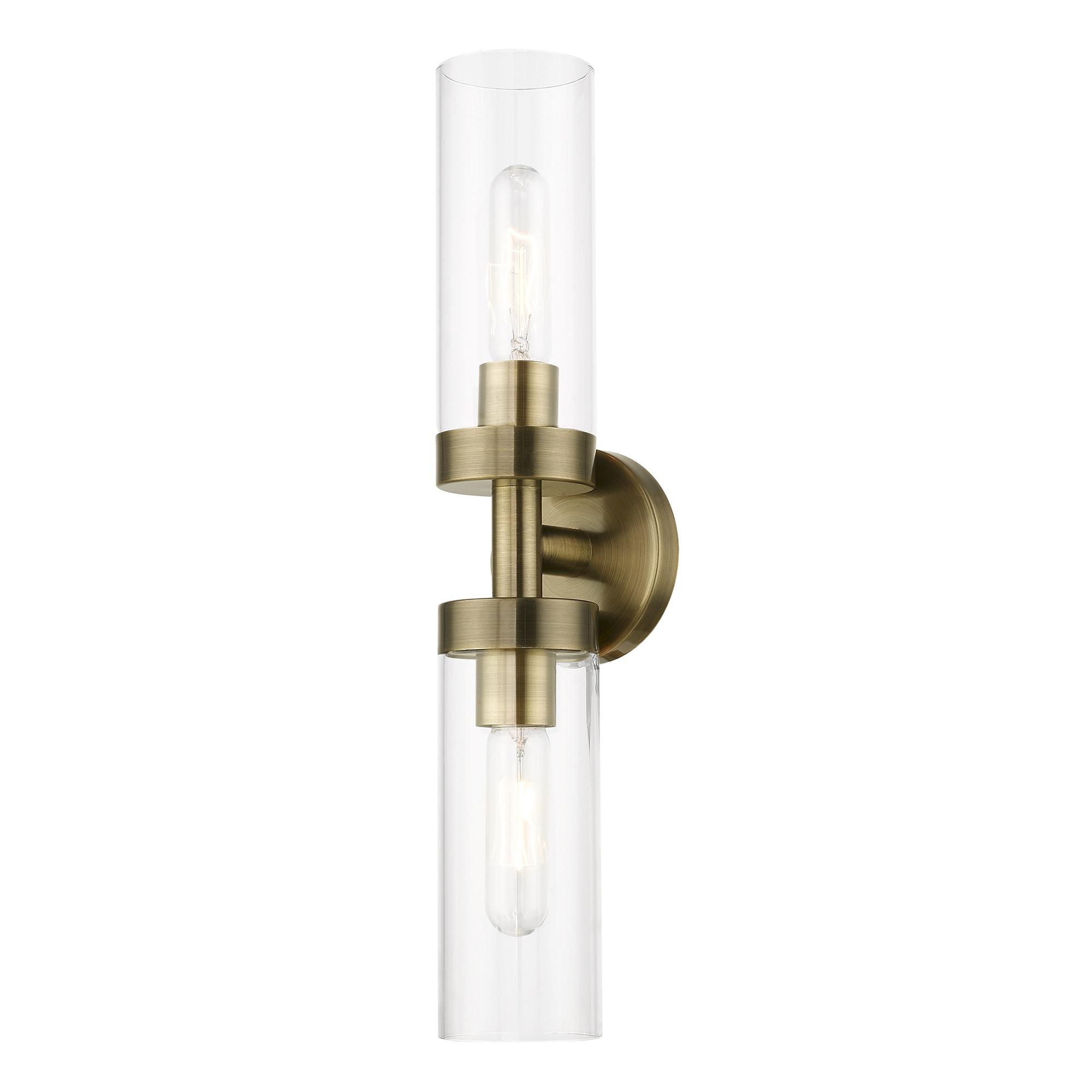 Livex Lighting Ludlow 2 - Light Vanity in  Antique Brass