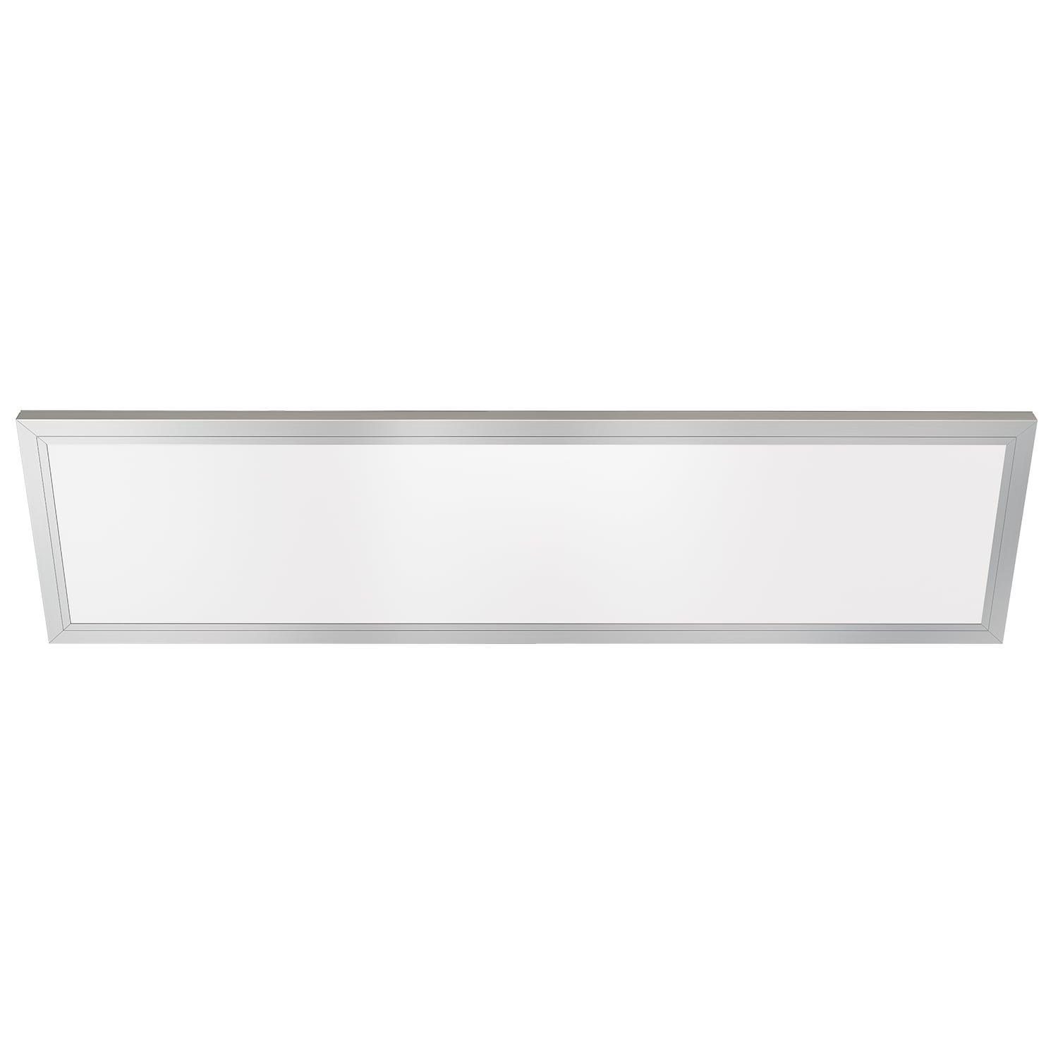 Feit Electric Flush Mount LED Flat Panel Light, Brushed Nickel