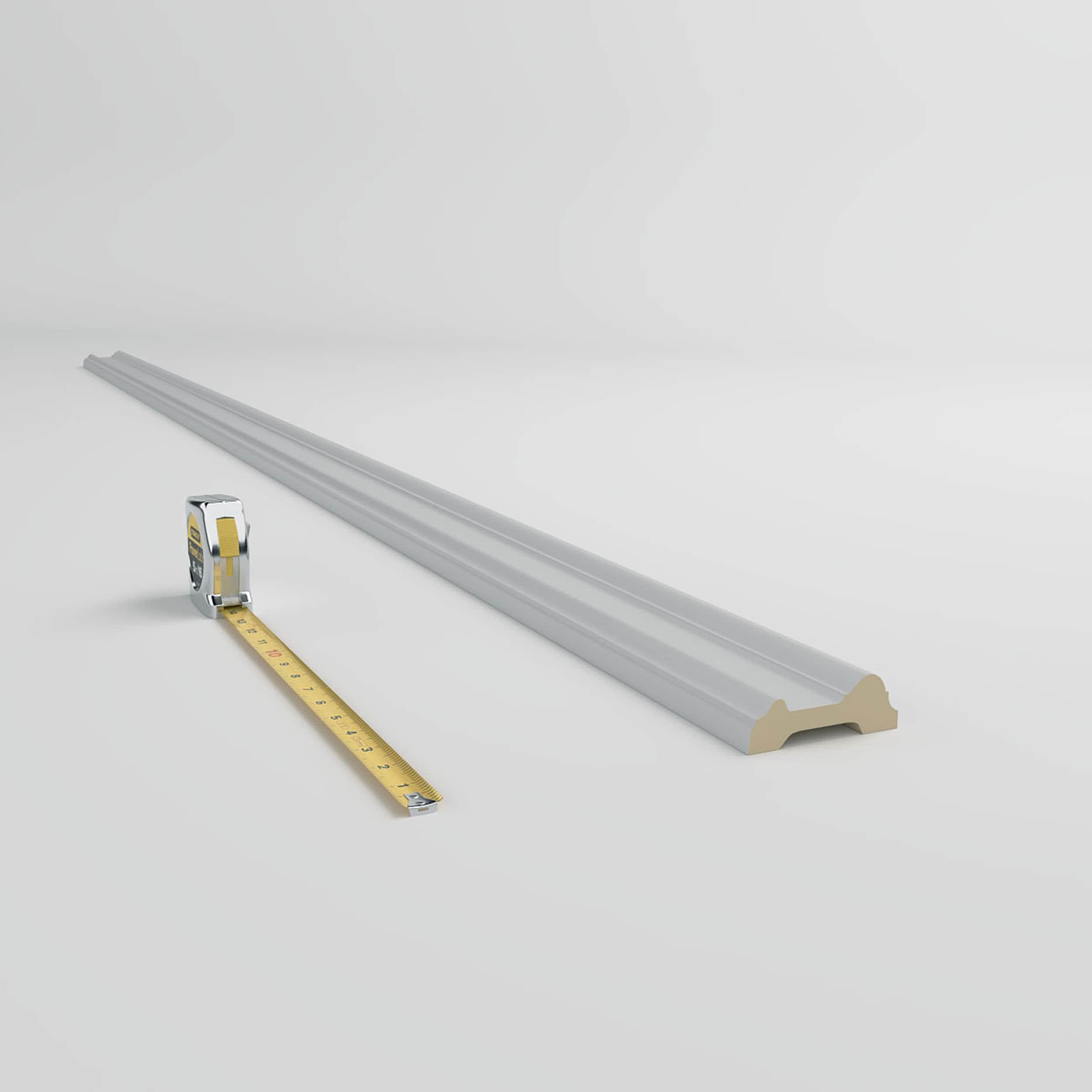 3 5/8"H x 1 1/4"P x 94 1/2"L Bedford Chair Rail (Set of 2)