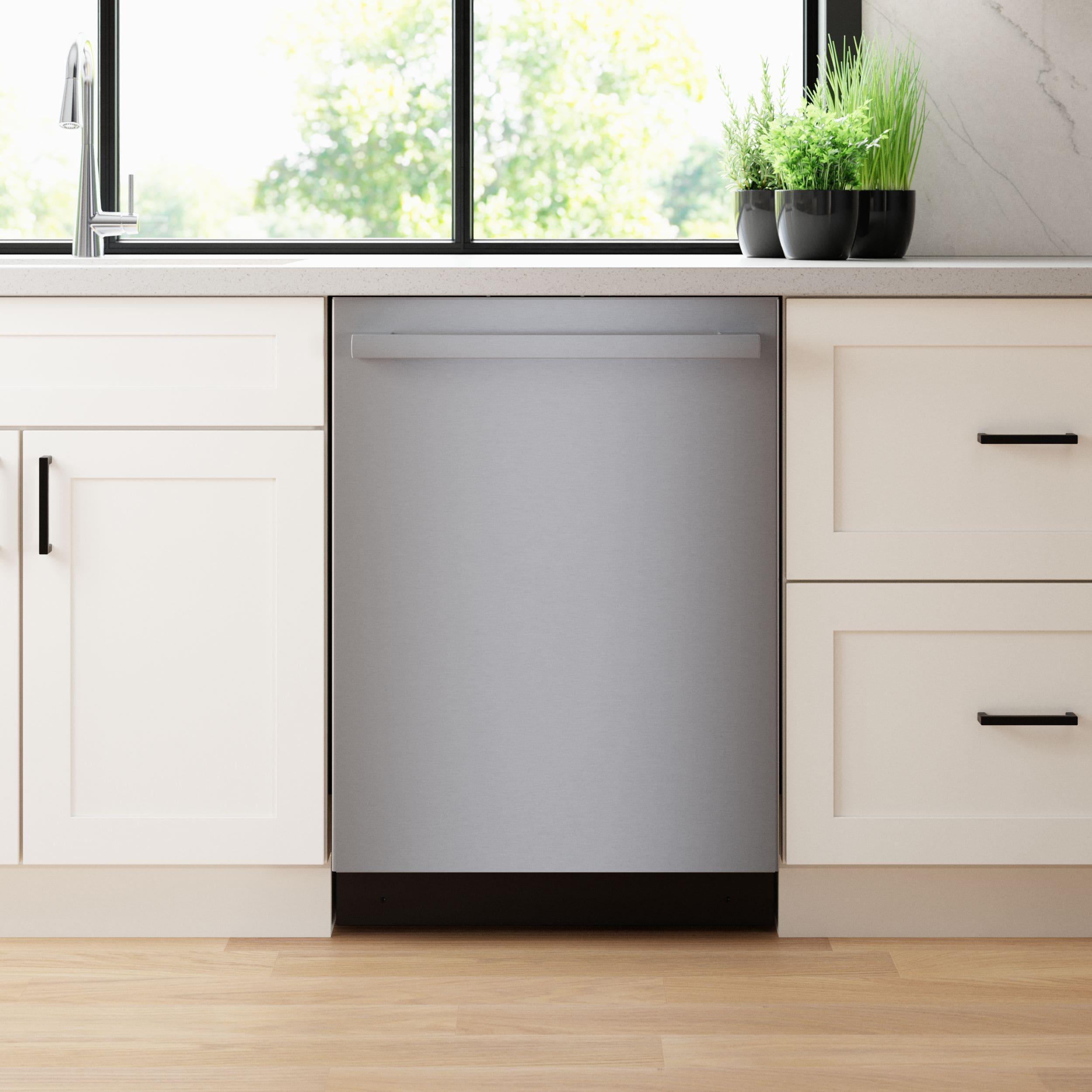 500 Series 24" Stainess Steel Top Control Built-In Dishwasher with Stainless Steel Tub and Flexible 3Rd Rack