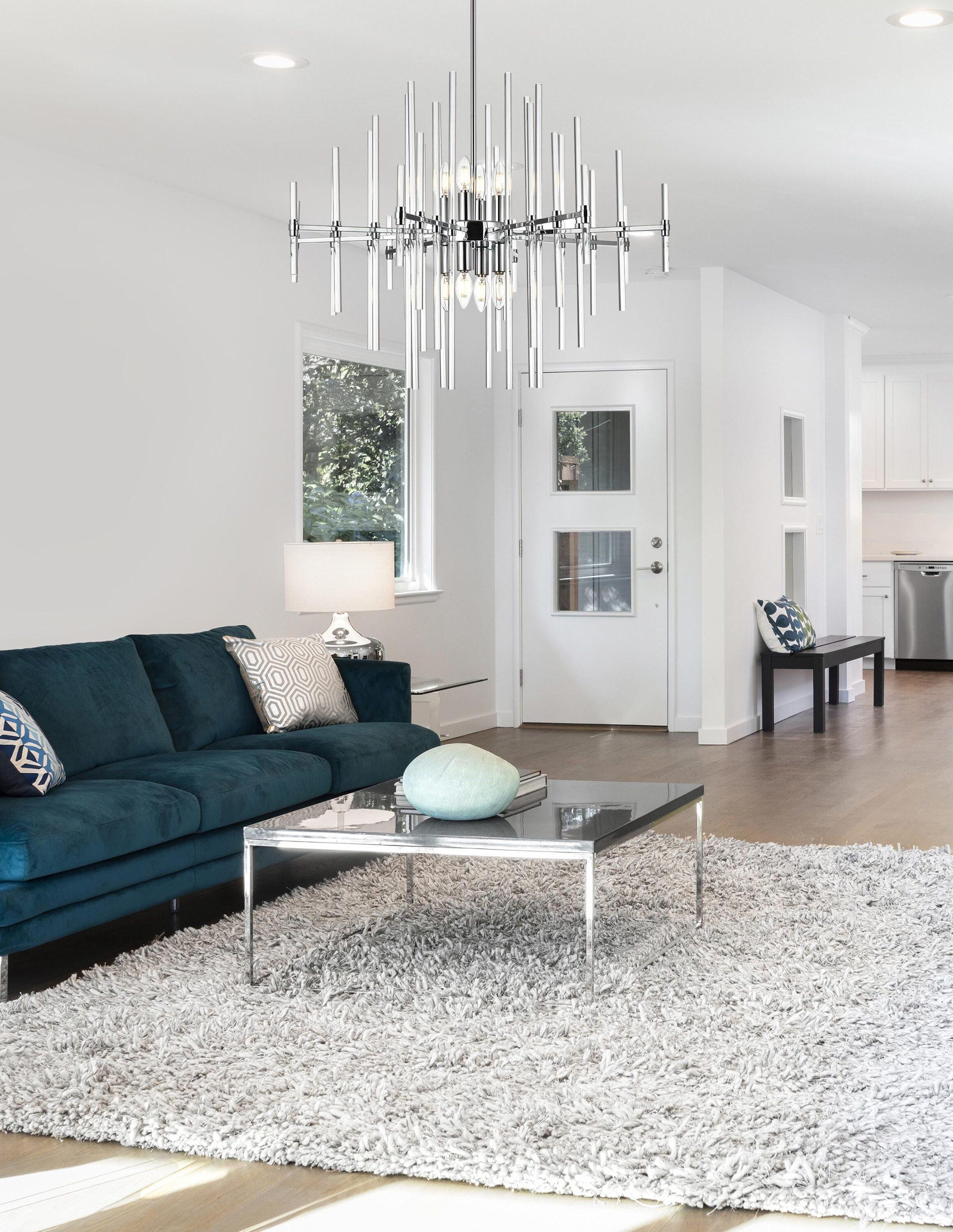Elegant Lighting Sienna 8 - Light Pendant in  Chrome