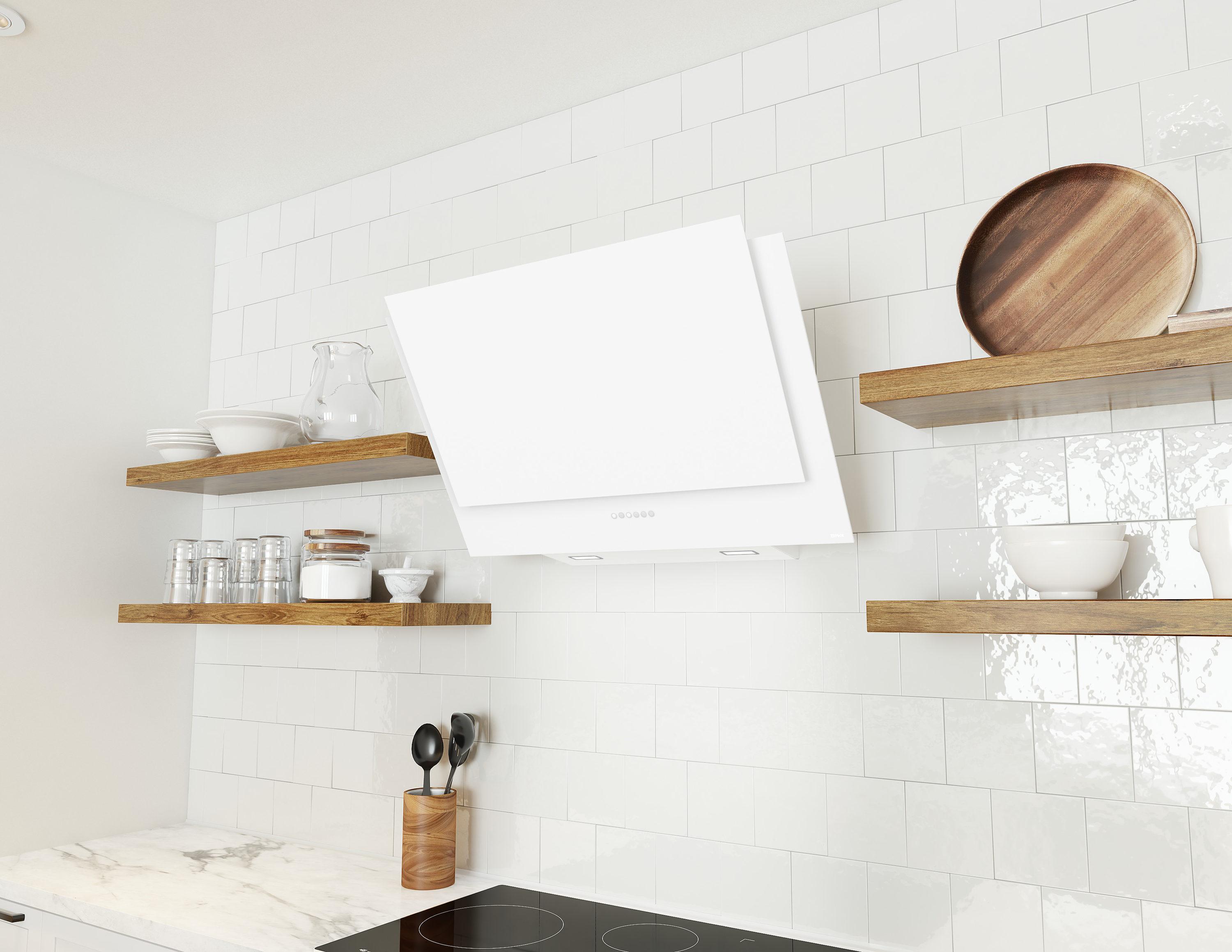 Designer Zephyr 90 cm. Shell Only Wall Mount Range Hood with LED Lights