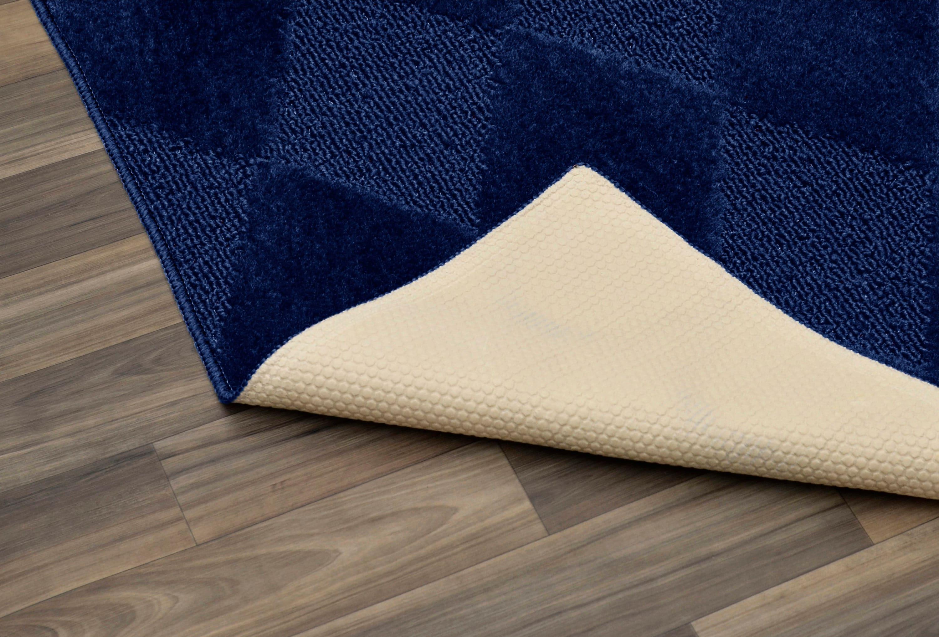 Garland Rug Diamond Polypropylene Navy Indoor Area Rug, 5' x 7'