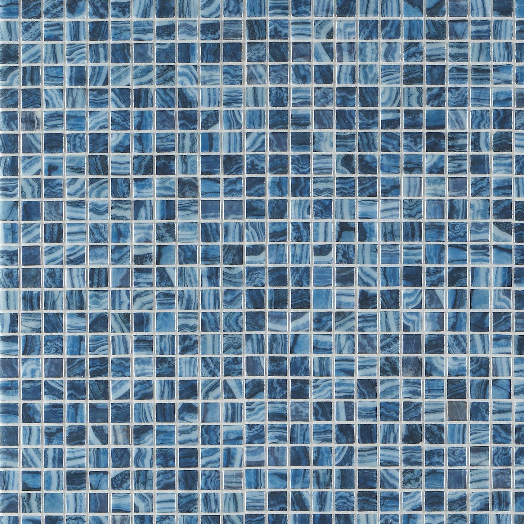 Rapids 1" x 1" Glass Grid Mosaic Wall & Floor Tile